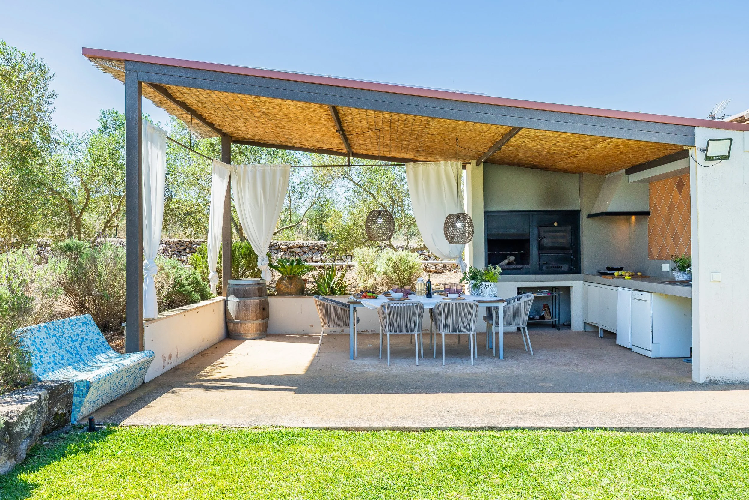 Sa Finca Mallorca finca with swimming pool, large garden and children’s play area real estate photography