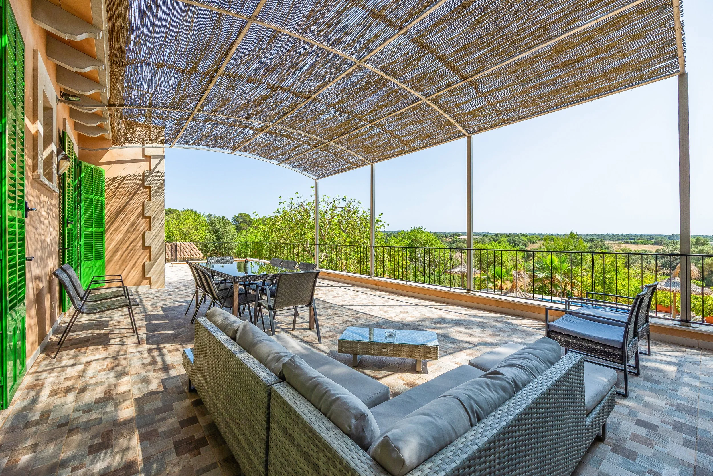 Rural house near Campos Mallorca with private pool, large plot and natural surroundings real estate photography