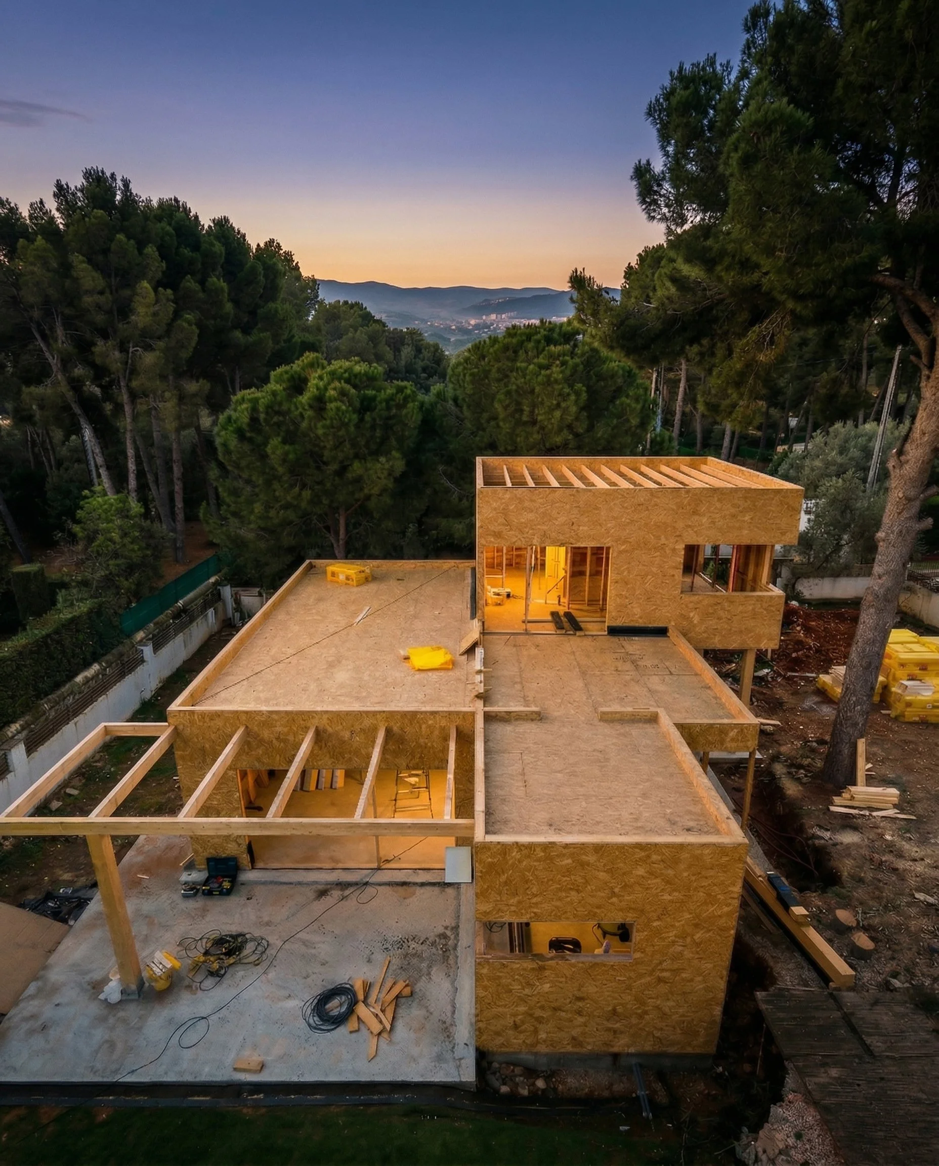 Entramado ligero de madera: un sistema de construcción rápido y eficiente