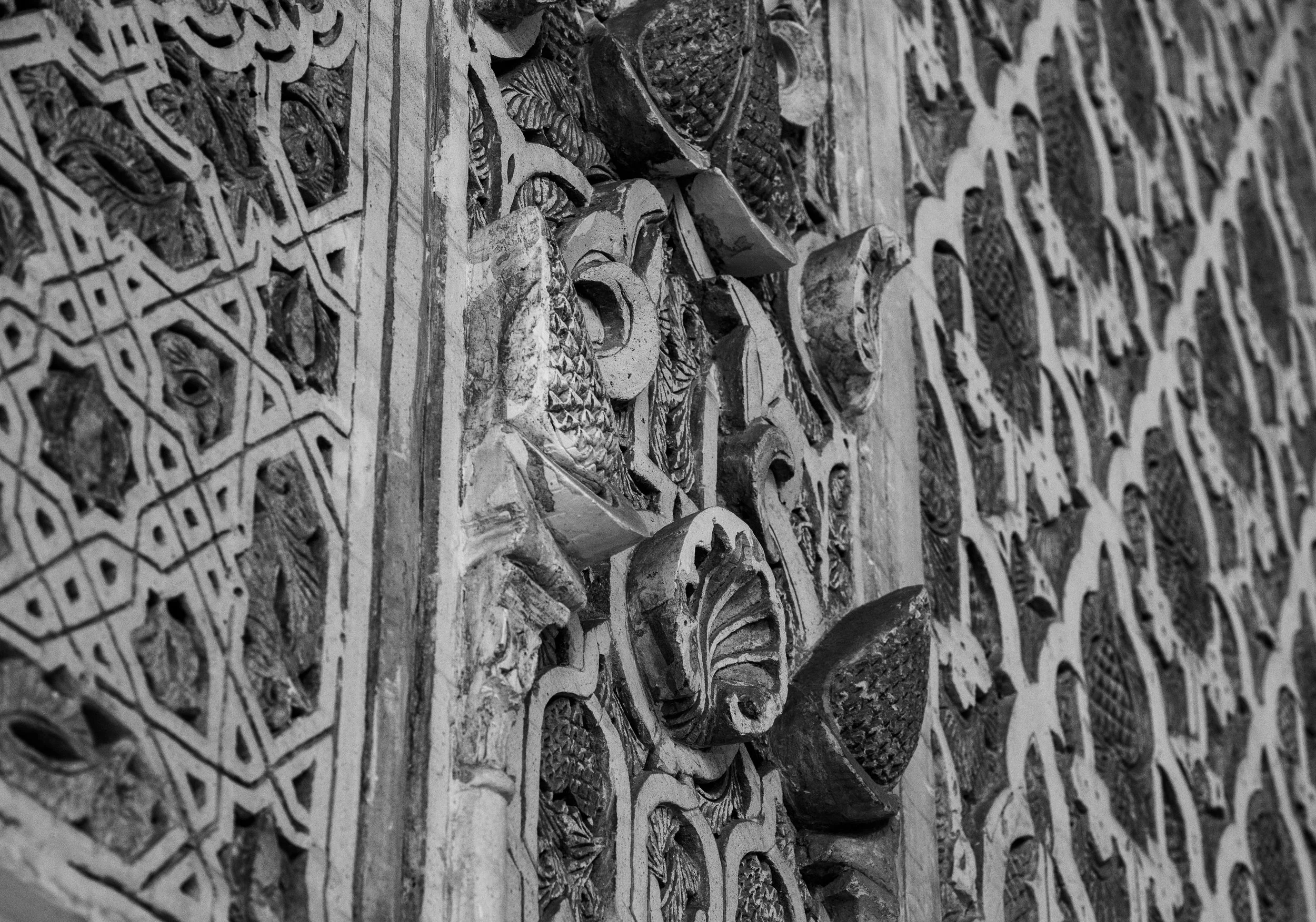 Arabic woodwork in Marrakesh