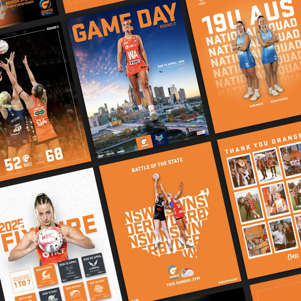 GIANTS Netball Digital Content