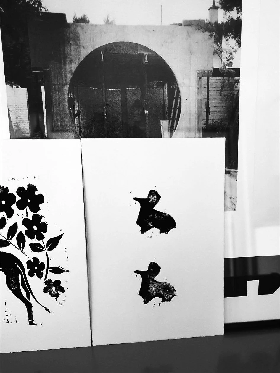 Small little Poodle Doodle done by my godchild 🖤 10y old