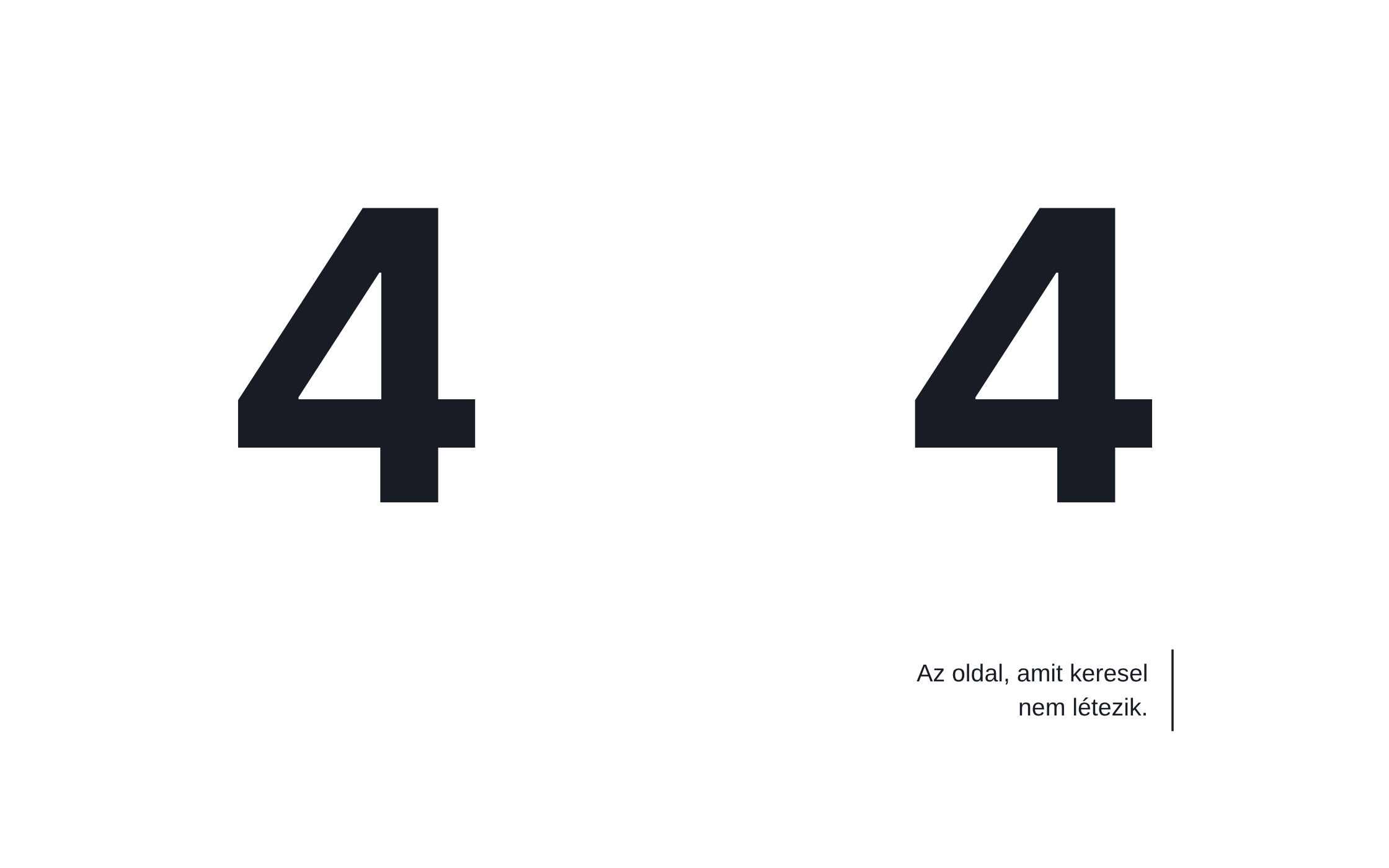 Number 44 in large, bold font with Hungarian text below.