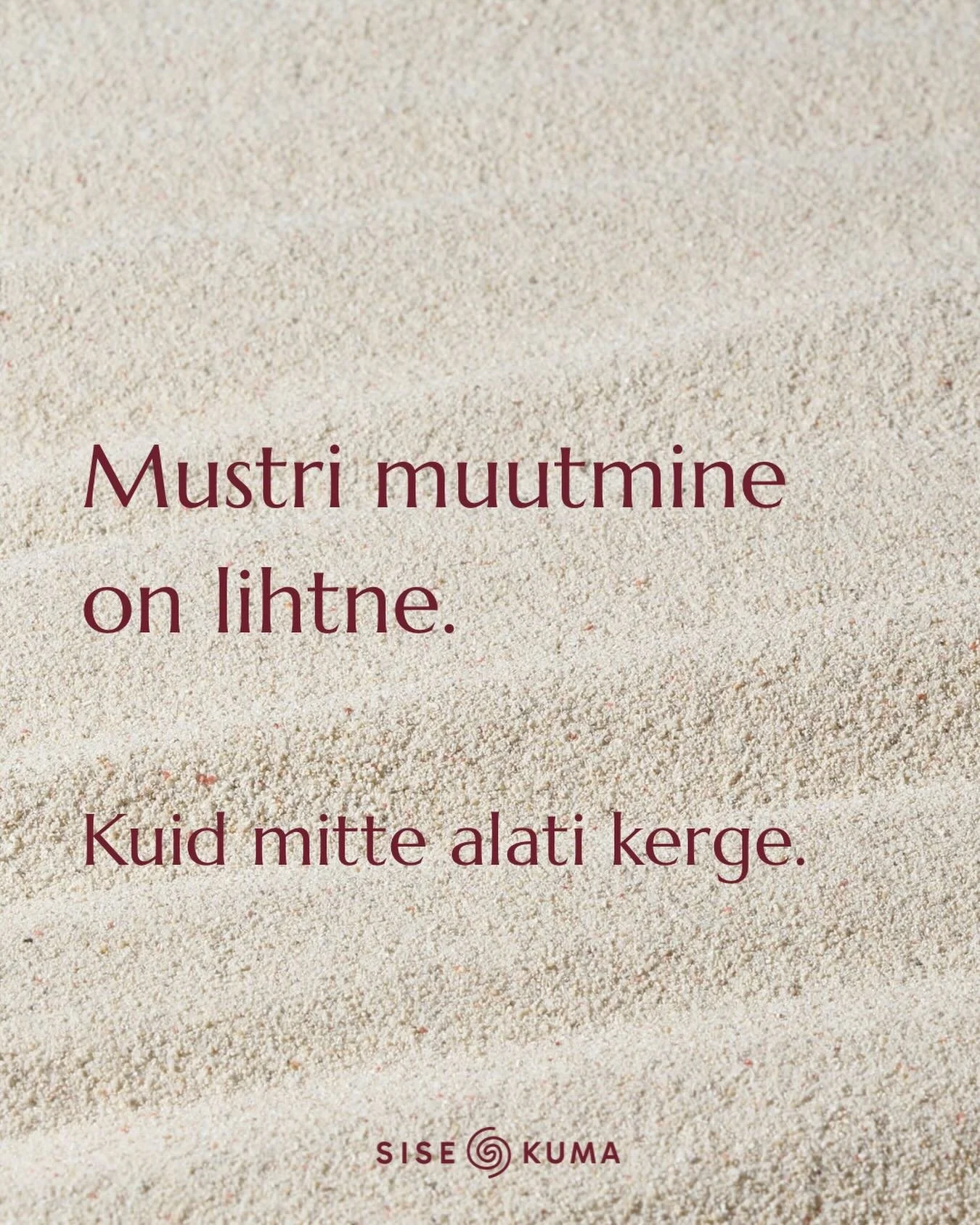 M&auml;rka, katkesta, kujunda &uuml;mber. 

Korda j&auml;rjepidevalt.

Kui sellega aga protsess piirduks, oleksid v&auml;ga paljud juba ammu seal, kus unistavad ja soovivad. 

Muutuse teel kohtume varem v&otilde;i hiljem ka vastupanuga - pidurdavate 