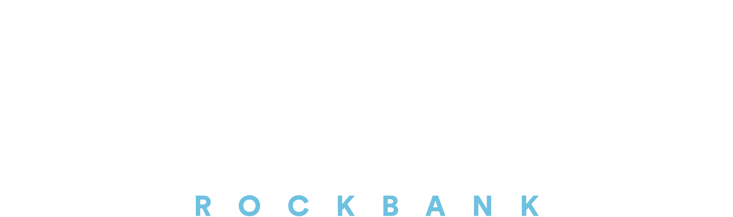 Logo of ATLAS Rockbank with large white text on a black background.
