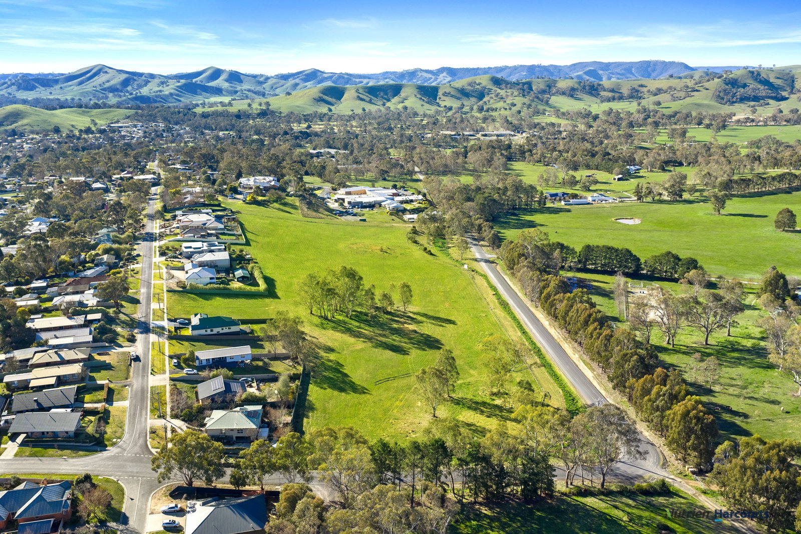 Aerial view of Woodlands Grove land beside Alexandra township