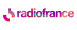 Logo de Radio France en couleurs violet et rose