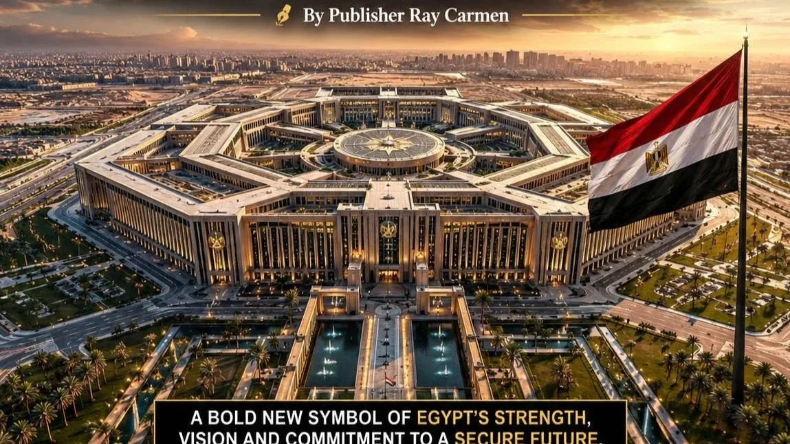EGYPT UNVEILS THE WORLD’S LARGEST DEFENCE HEADQUARTERS : “THE OCTAGON”