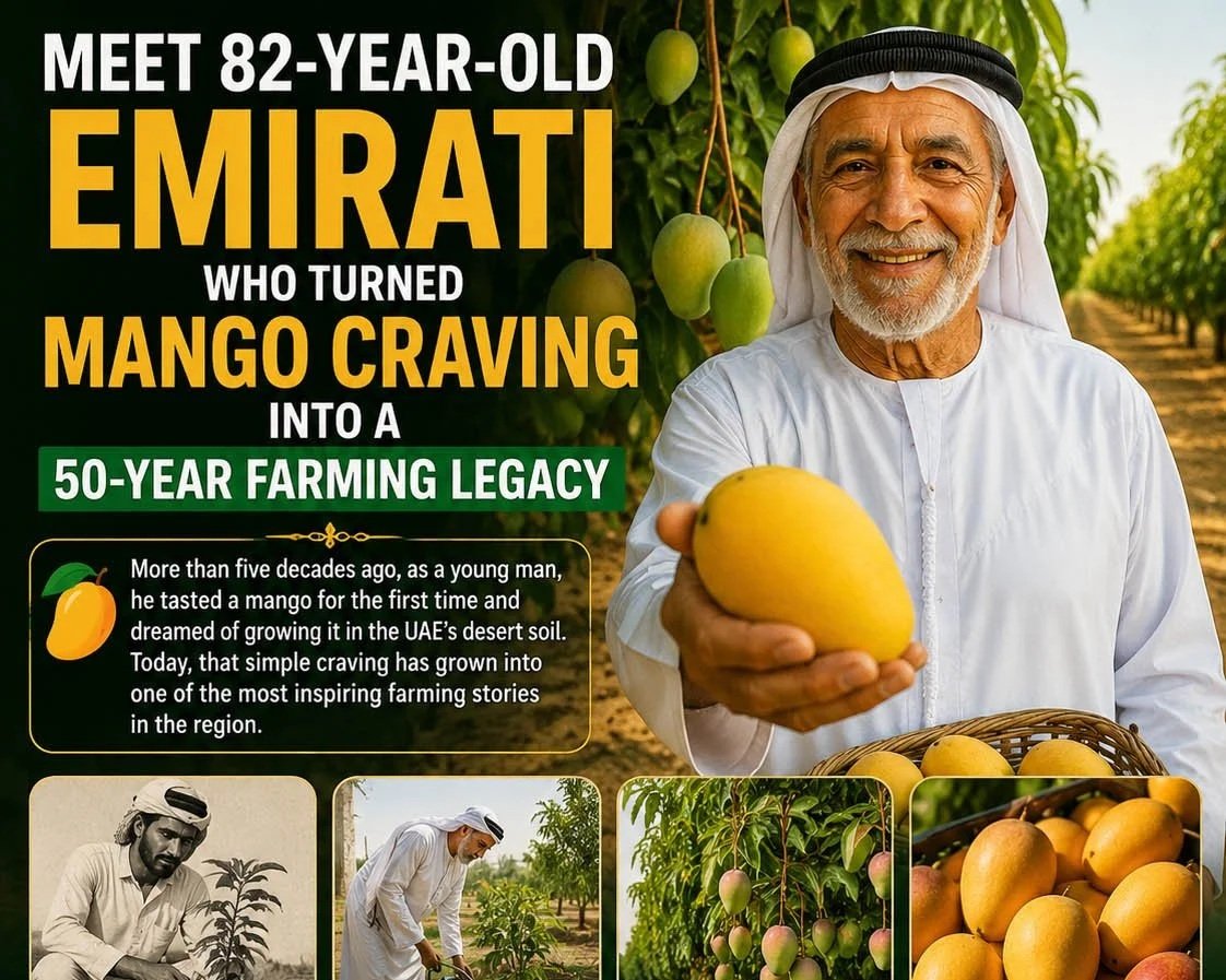 MEET THE 82-YEAR-OLD EMIRATI WHO TURNED A MANGO CRAVING INTO A 50-YEAR FARMING LEGACY