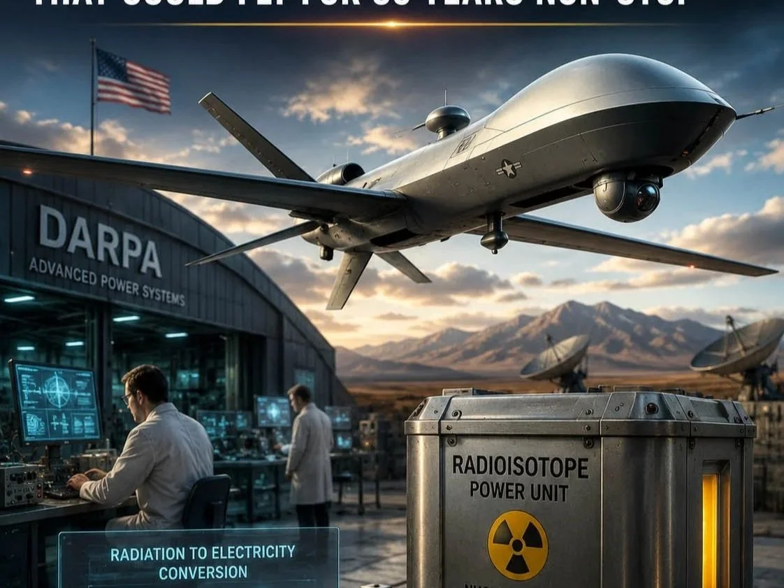 US IS BUILDING DRONES POWERED BY NUCLEAR WASTE THAT COULD FLY FOR 30 YEARS NON-STOP