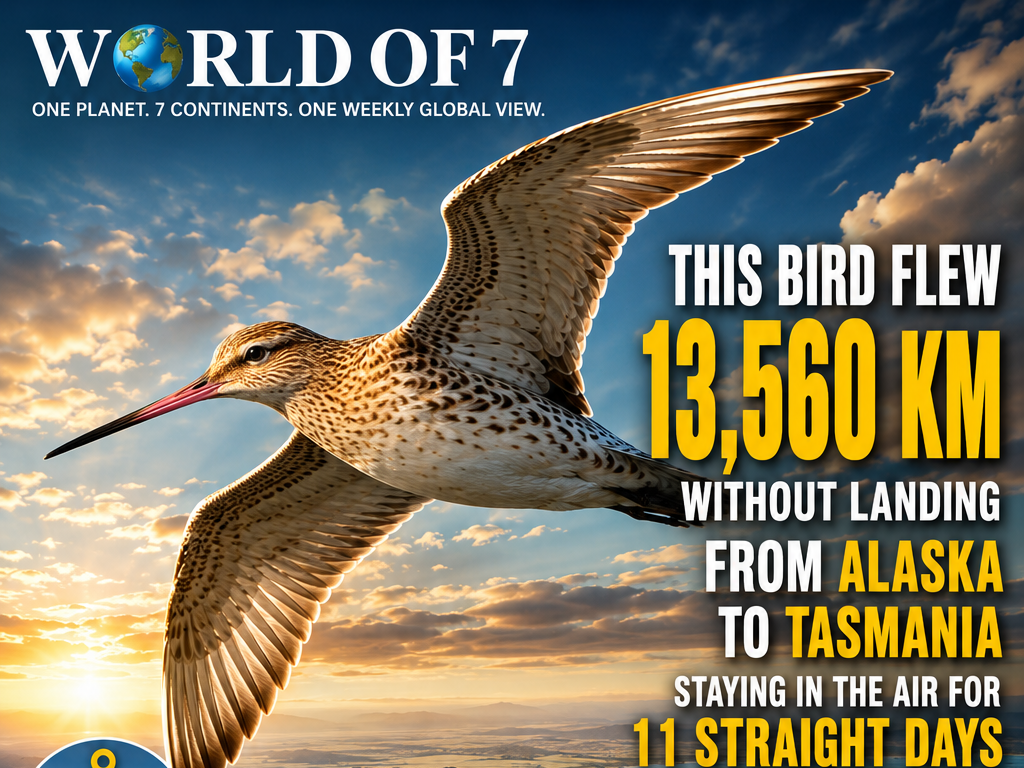THIS BIRD FLEW 13,560 KM WITHOUT LANDING FROM ALASKA TO TASMANIA