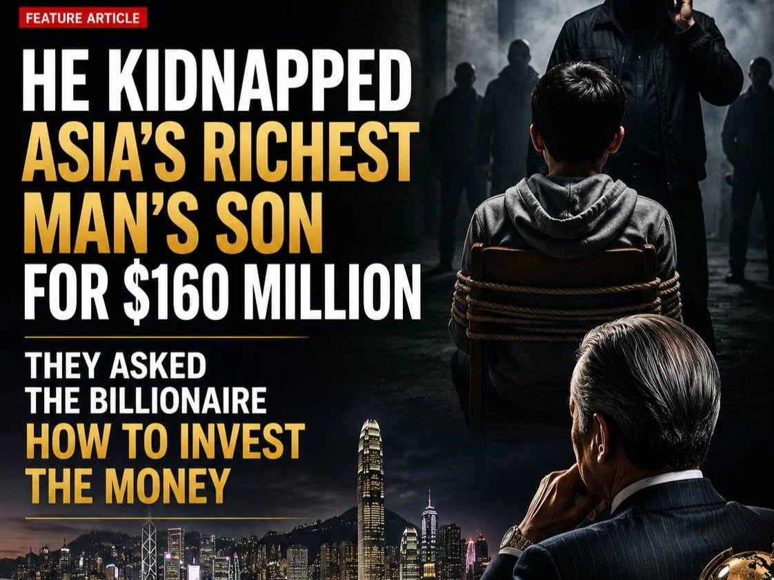 HE KIDNAPPED ASIA’S RICHEST MAN’S SON FOR $160 MILLION… THEN ASKED THE BILLIONAIRE HOW TO INVEST THE MONEY