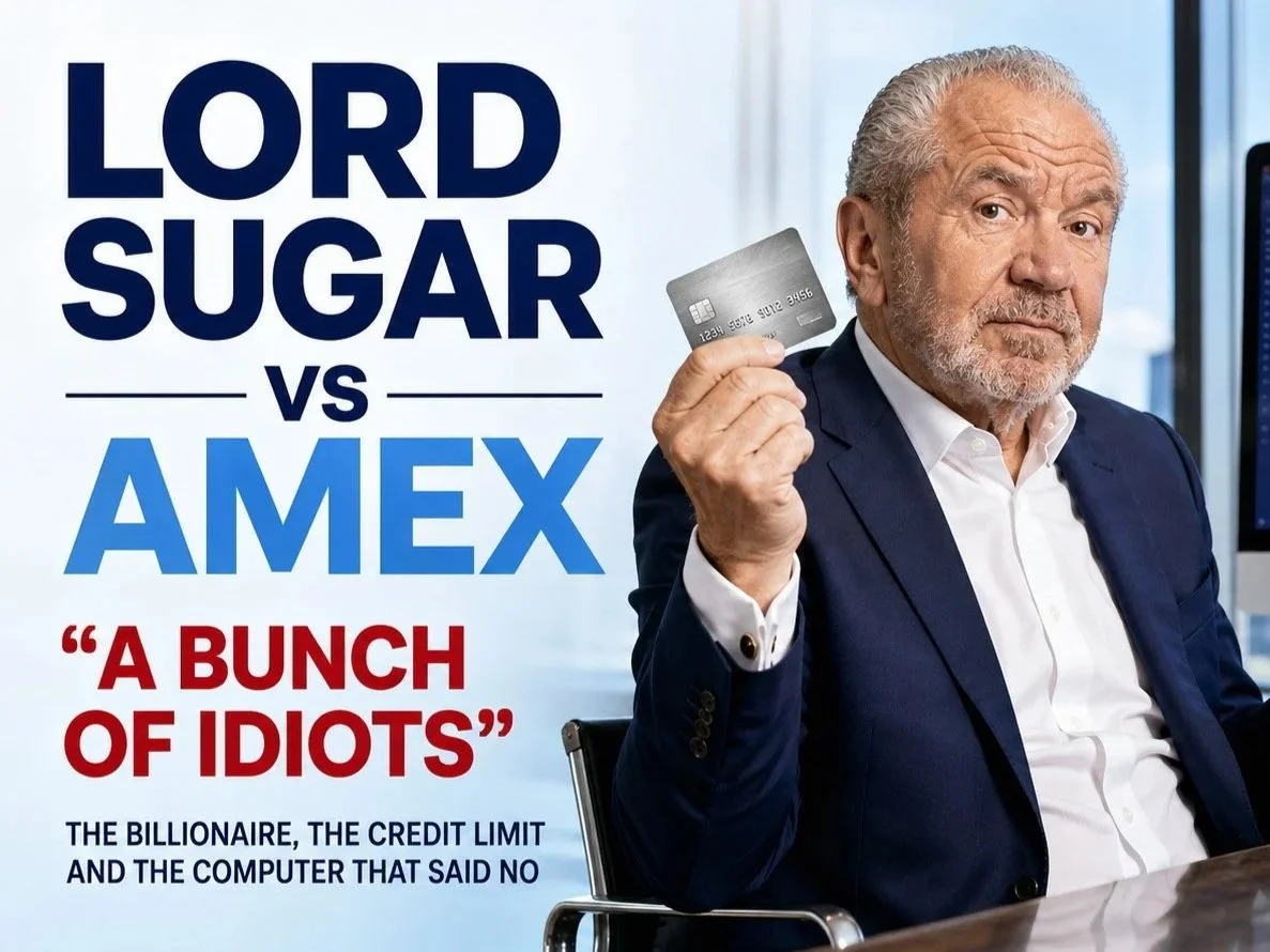 LORD SUGAR VS AMERICAN EXPRESS