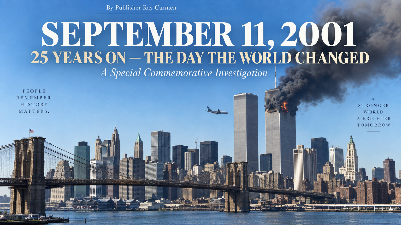 SEPTEMBER 11, 2001 — 25 YEARS ONTHE DAY THE WORLD CHANGED