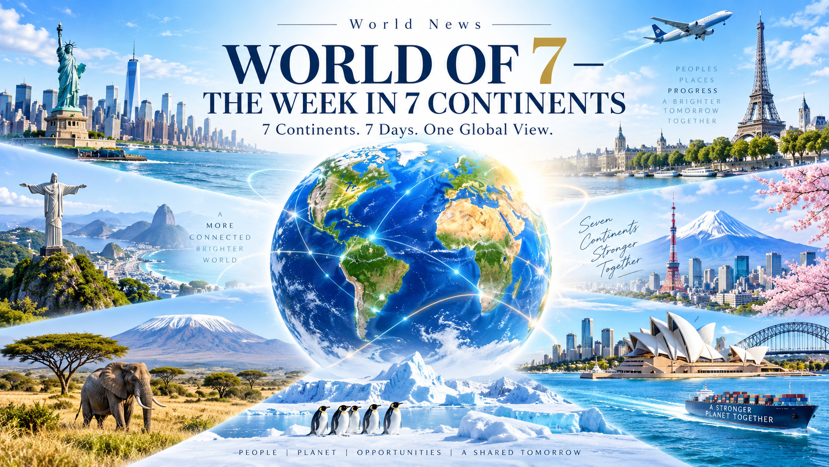 WORLD OF 7 — THE WEEK IN 7 CONTINENTS7 CONTINENTS. 7 DAYS. ONE GLOBAL VIEW.