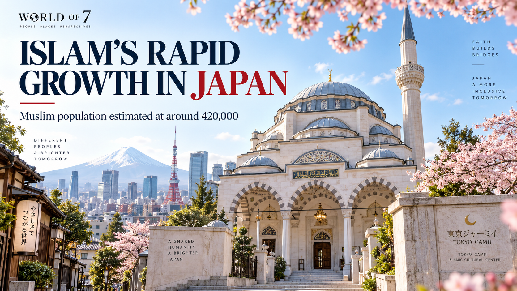 ISLAM’S RAPID GROWTH IN JAPAN — MUSLIM POPULATION ESTIMATED AT AROUND 420,000