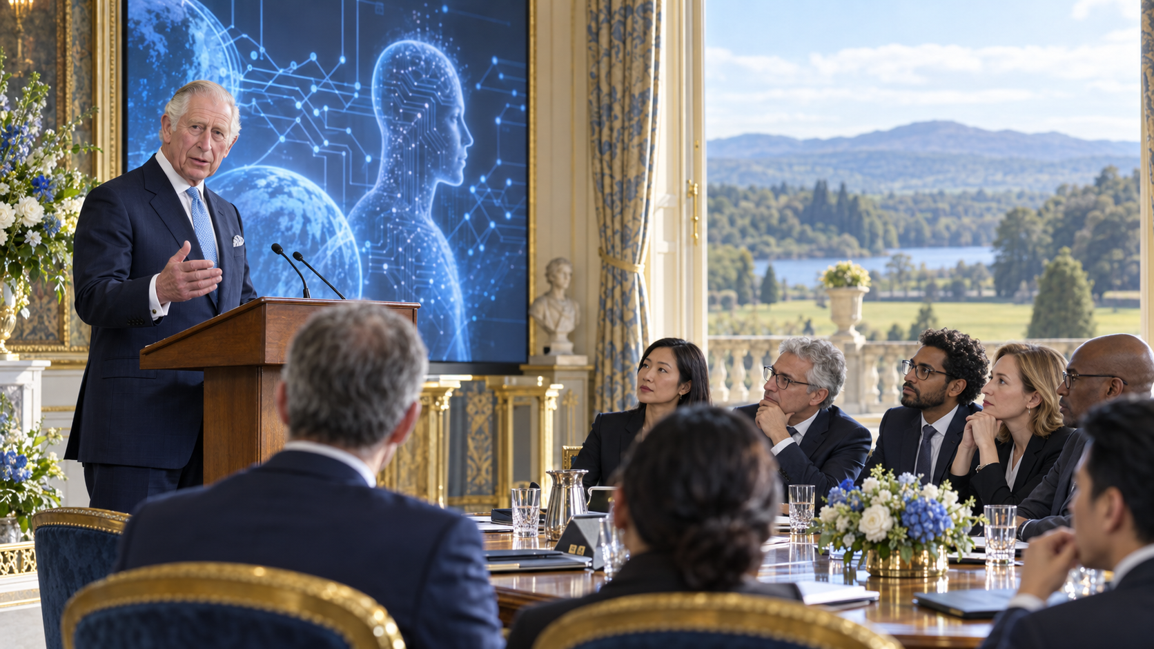 KING CHARLES WARNS TECH LEADERS OF THE ‘EXISTENTIAL DANGERS’ OF AI