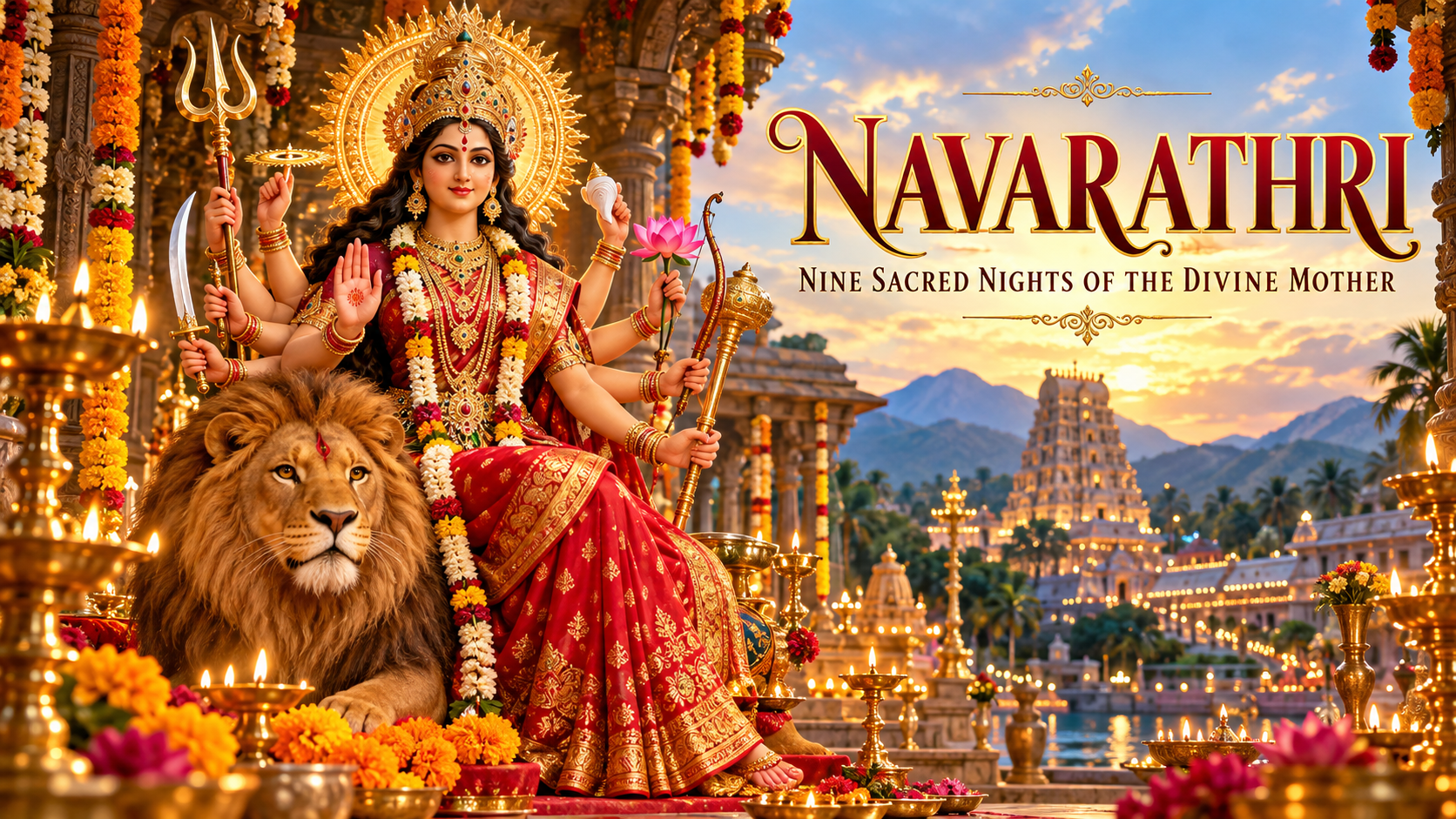 NAVARATHRI — NINE SACRED NIGHTS CELEBRATING THE DIVINE MOTHER 
