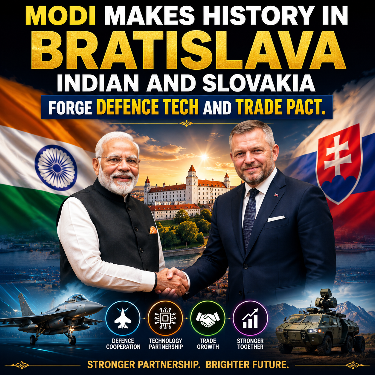 MODI MAKES HISTORY IN BRATISLAVA