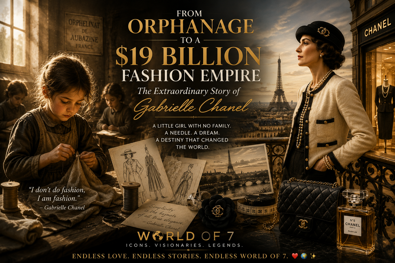 FROM ORPHANAGE TO A $19 BILLION FASHION EMPIRE