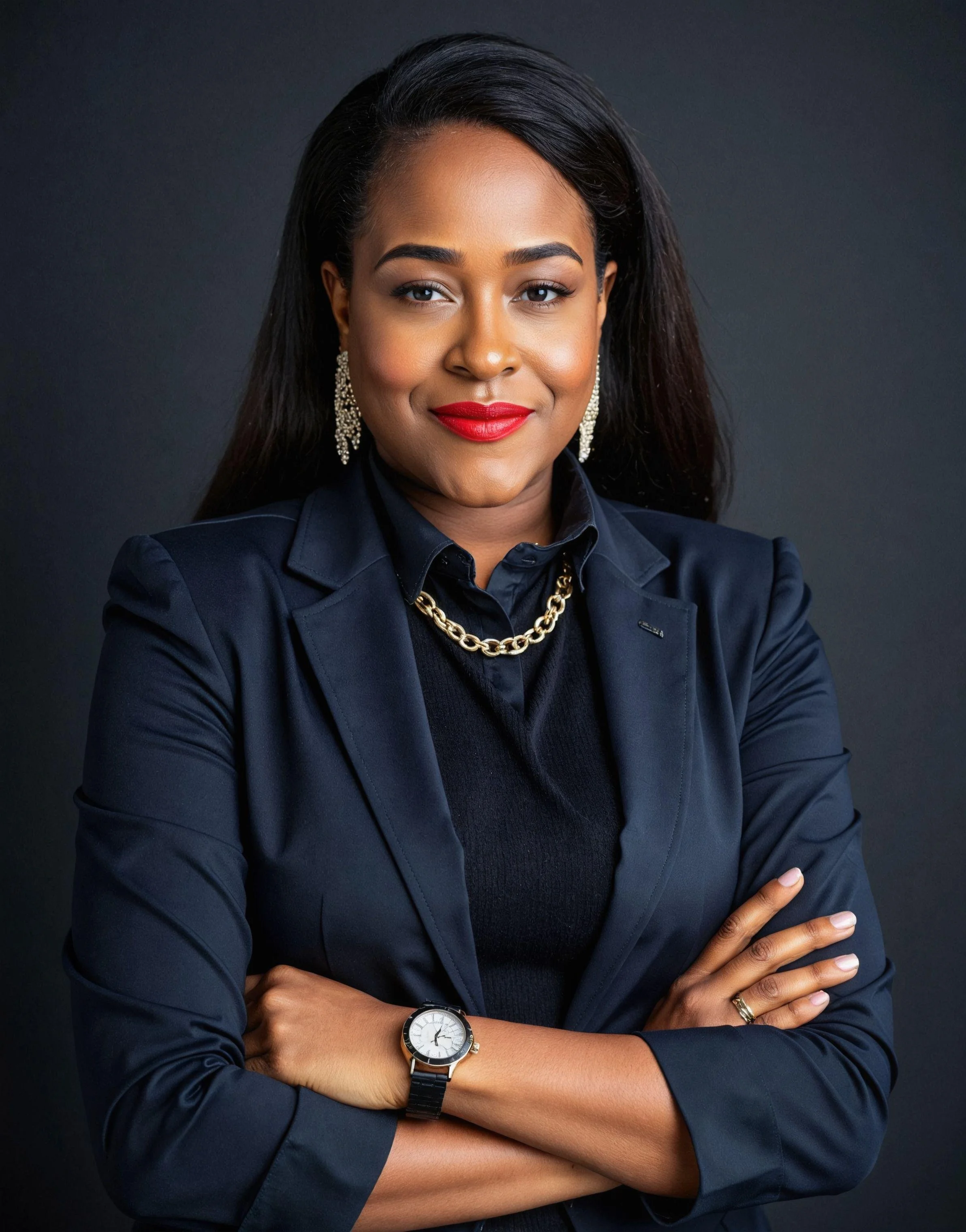 Kenya Avery seated portrait