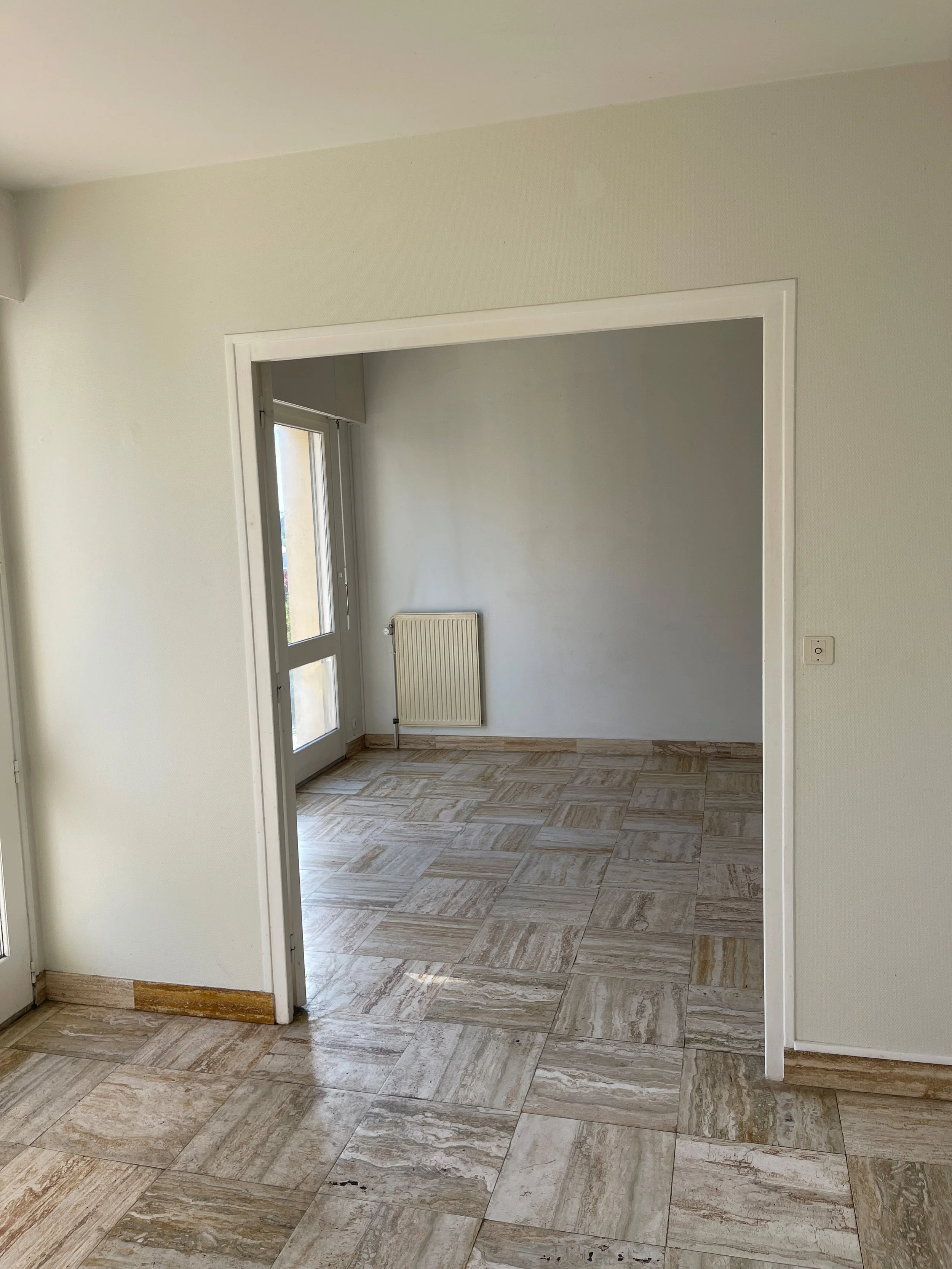 Salon, salle à manger avant travaux
