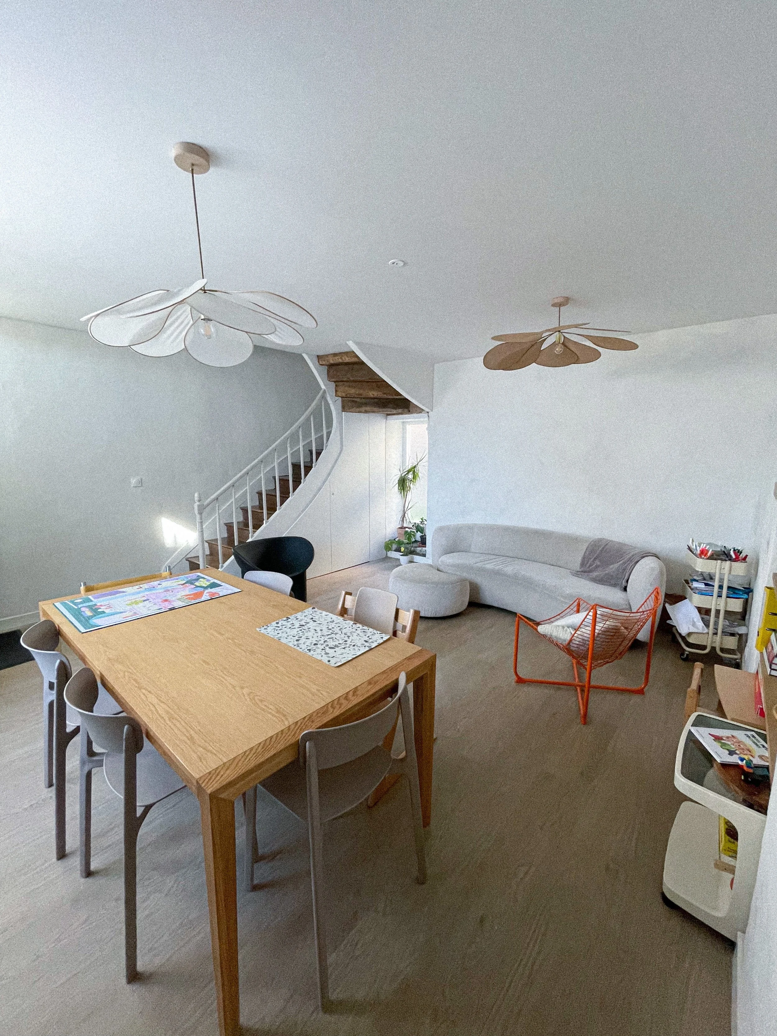 Salon après travaux RDC