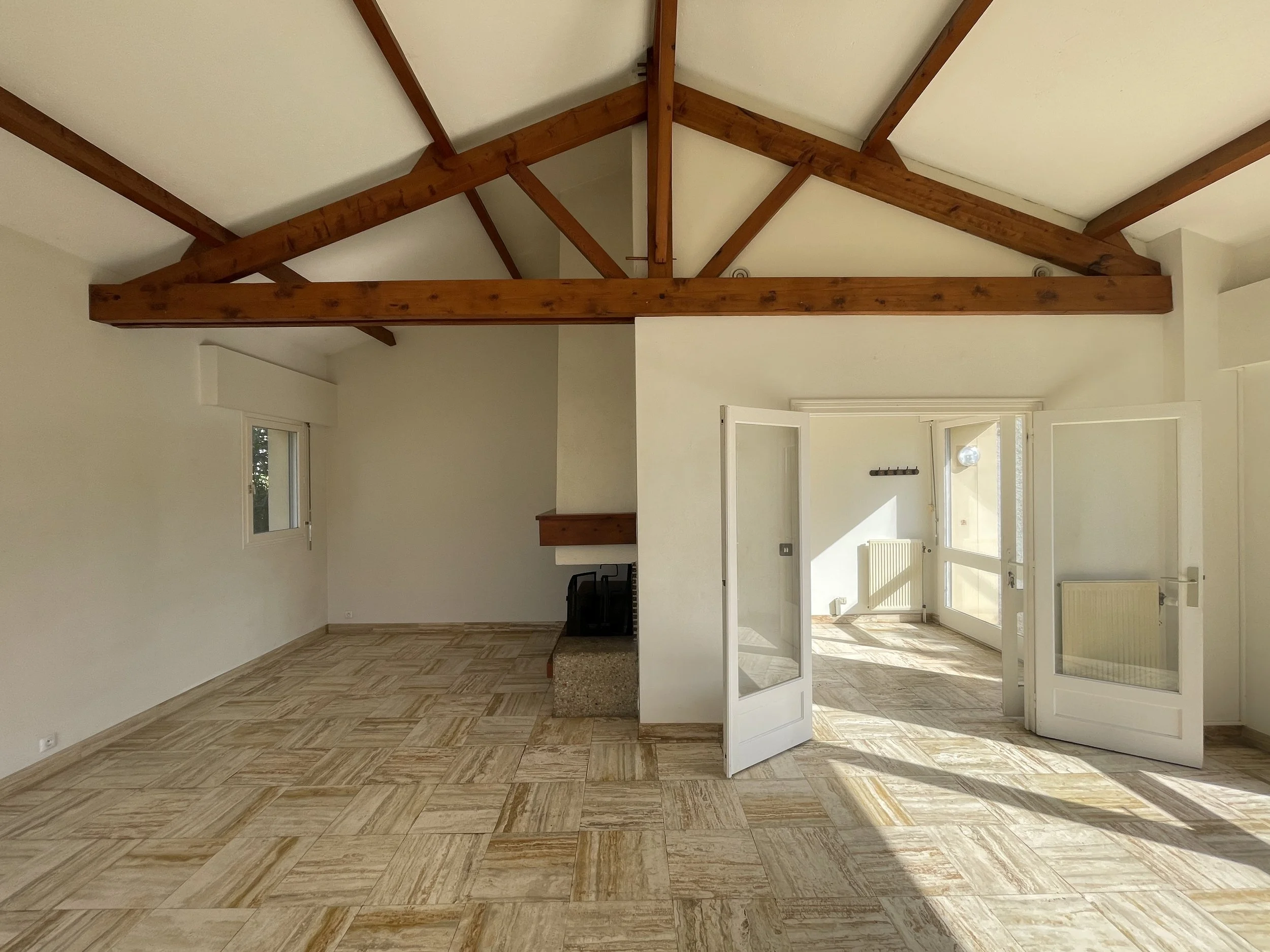 Salon, salle à manger avant travaux
