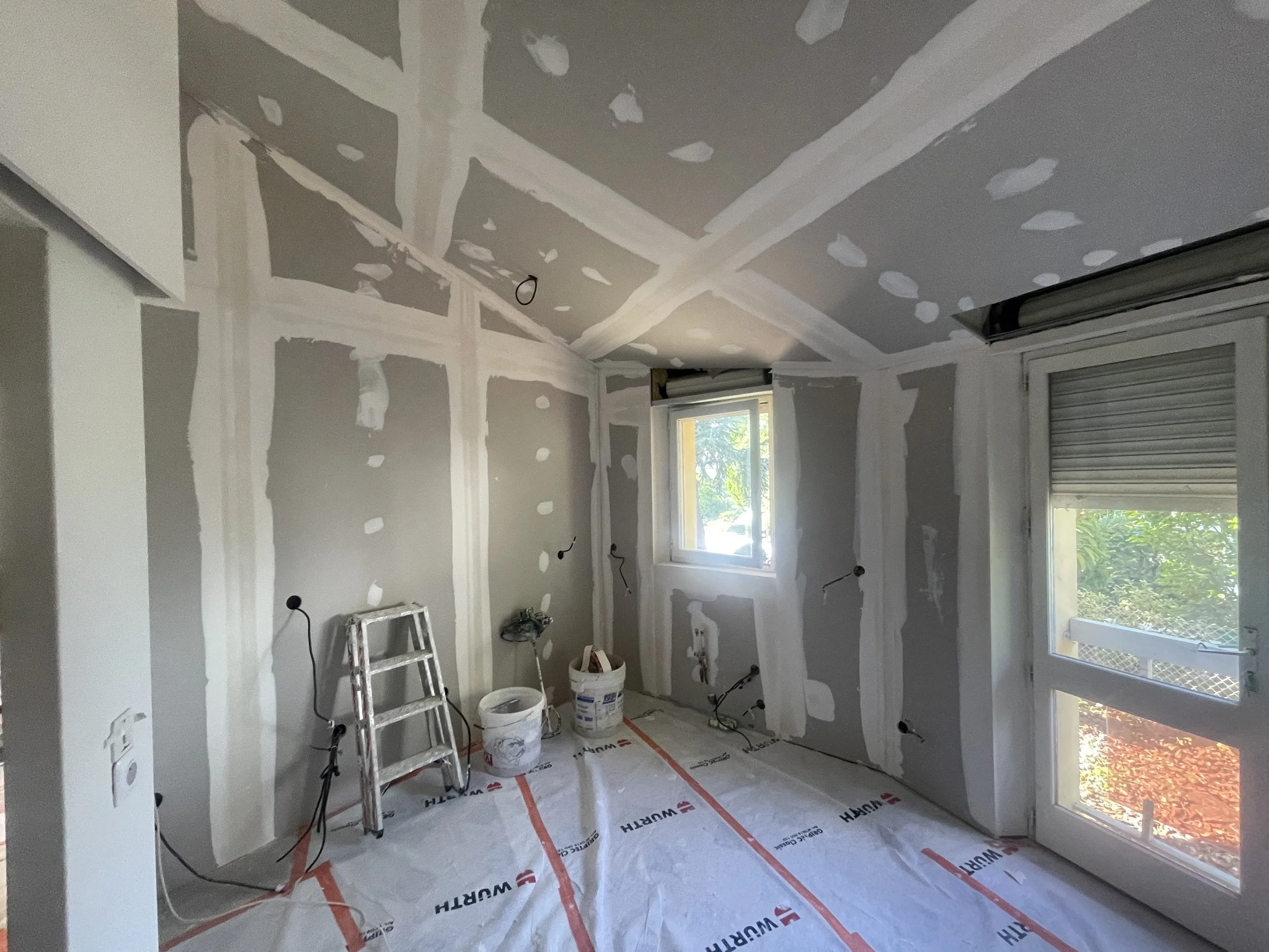 Cuisine en cours de travaux