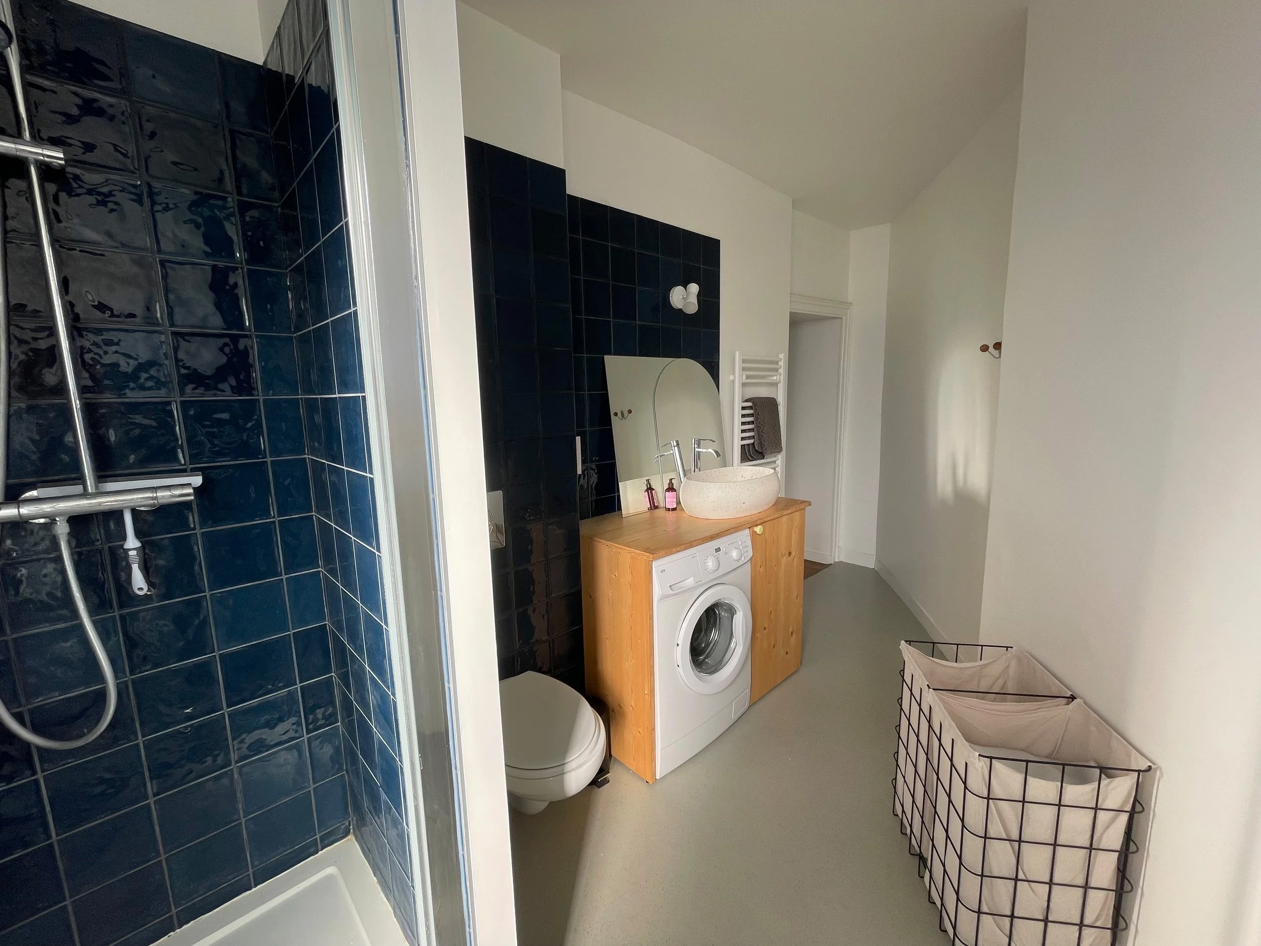 Buanderie WC après travaux R+2