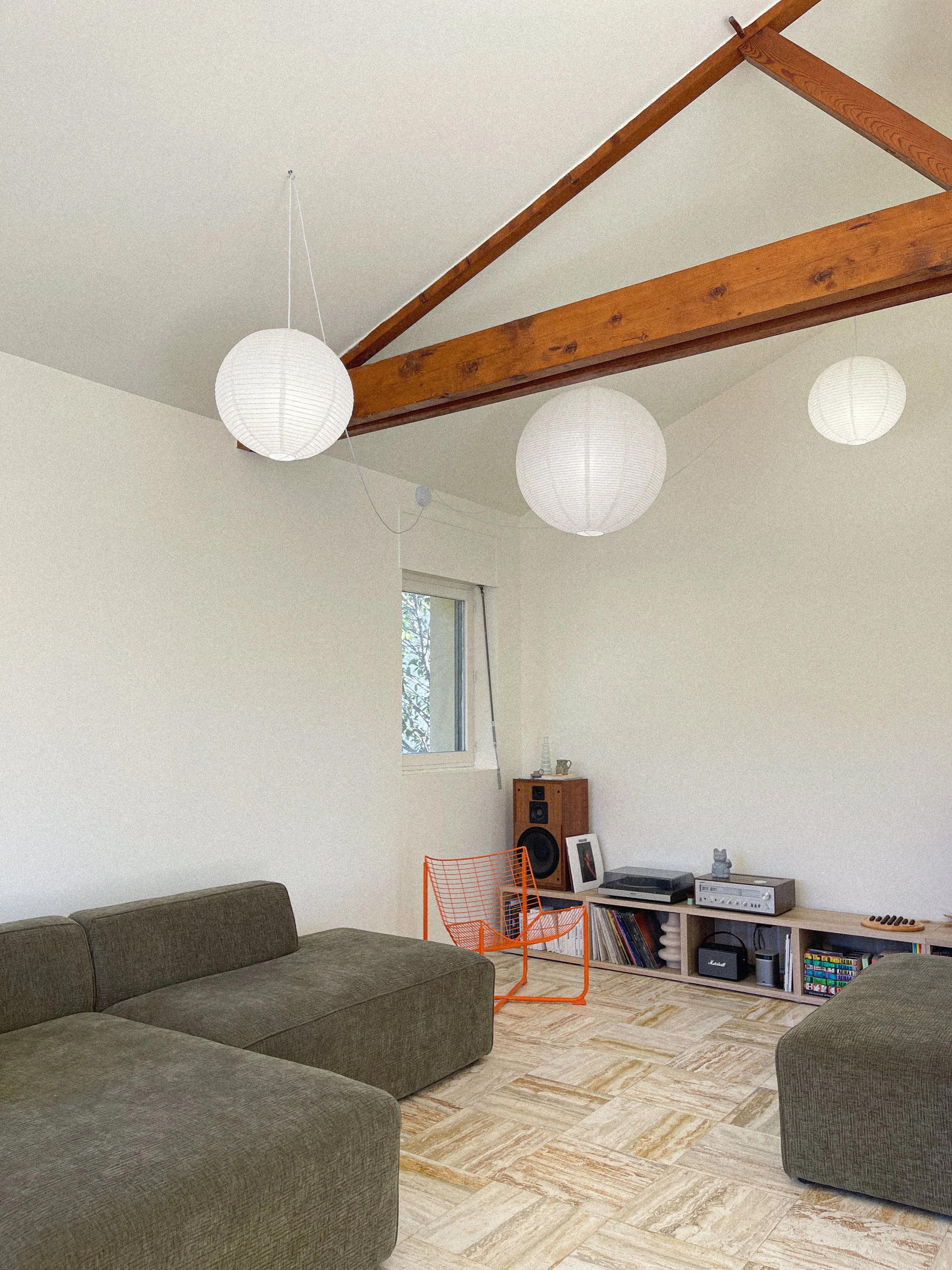 Salon, salle à manger après travaux