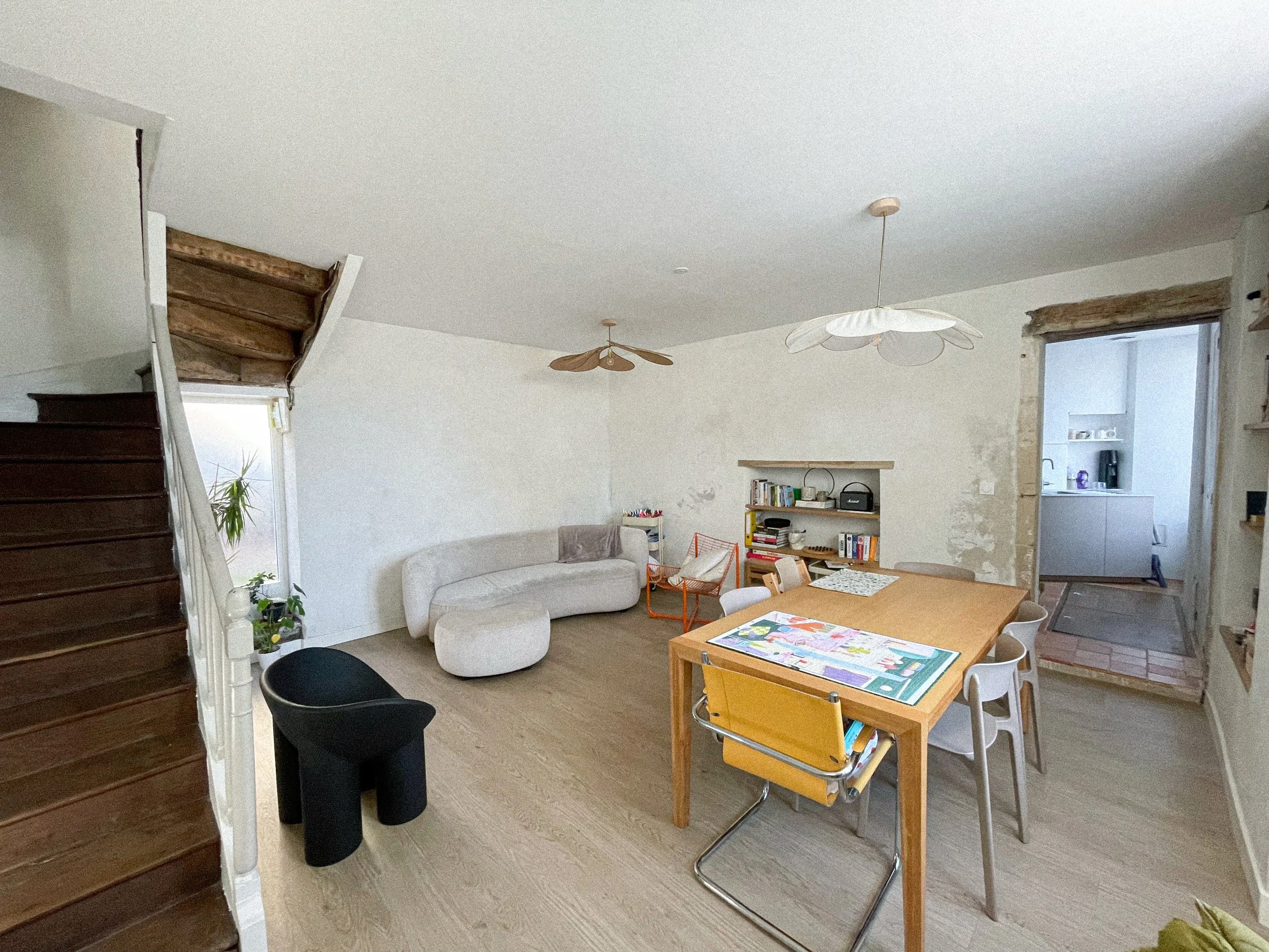 Salon après travaux RDC