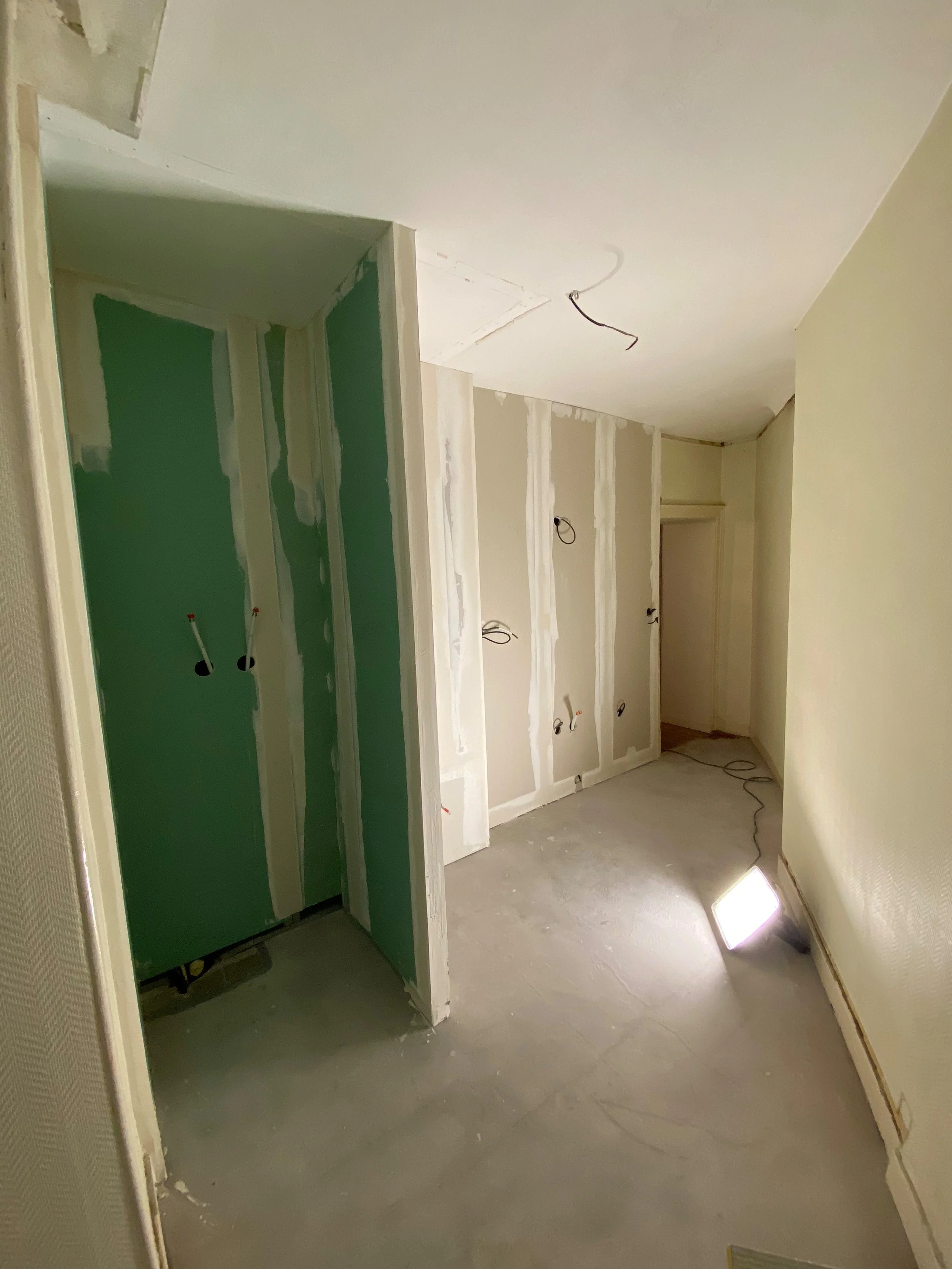 Buanderie WC en cours travaux R+2