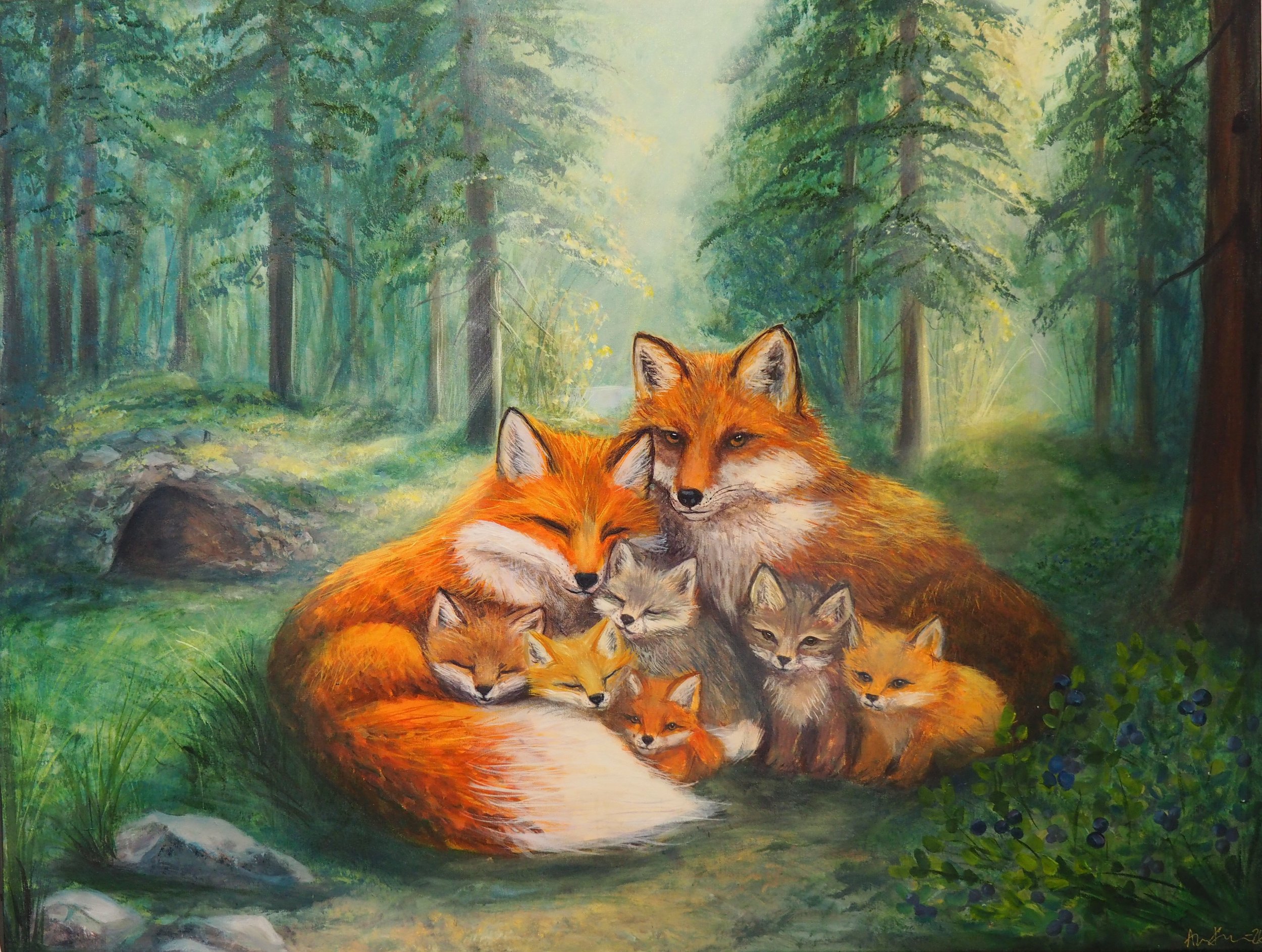Hoiva (2026)
Akryyli kankaalle
89 x 116 cm