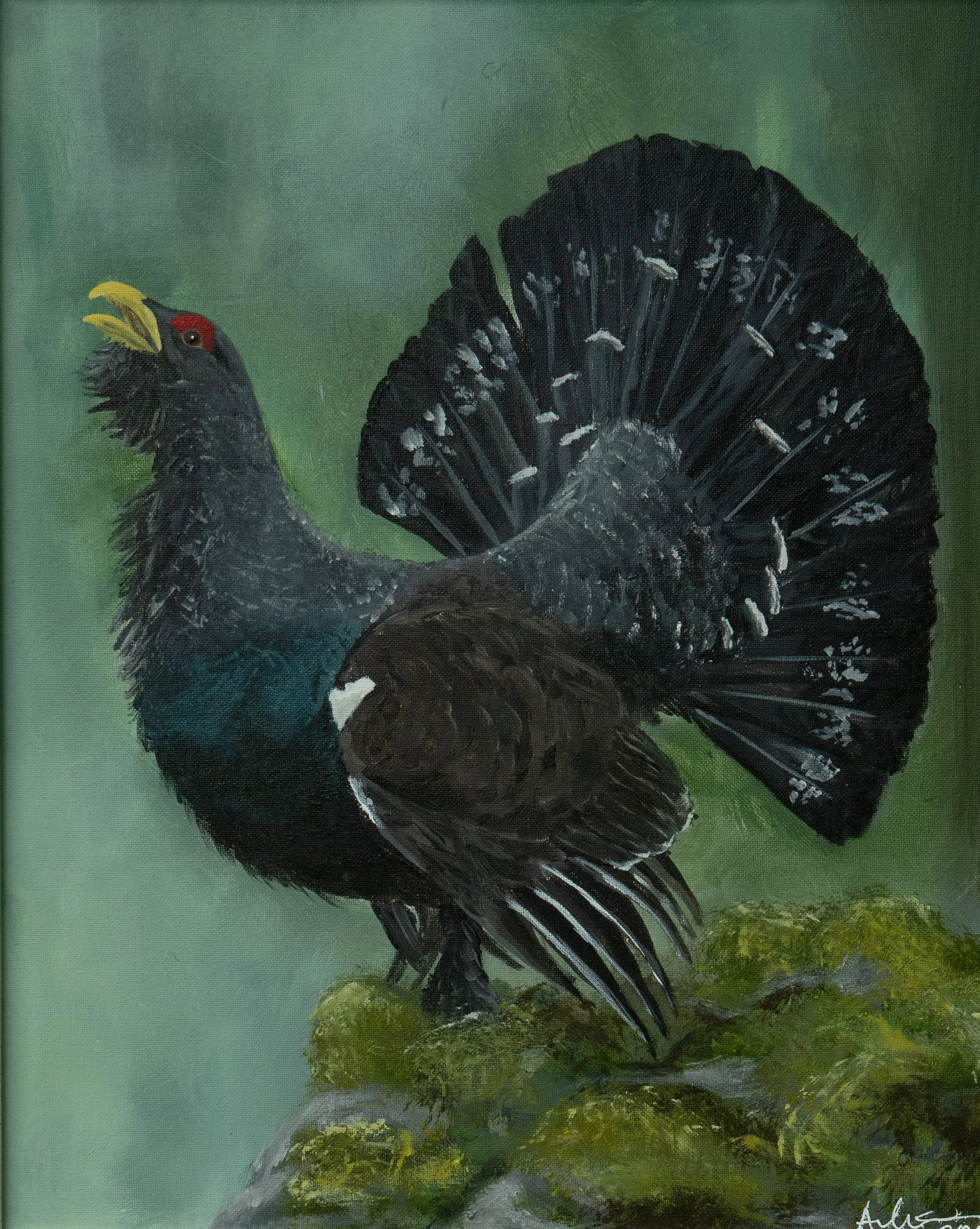 Ukkometso (2025) Akryyli kankaalle 40 x 50 cm