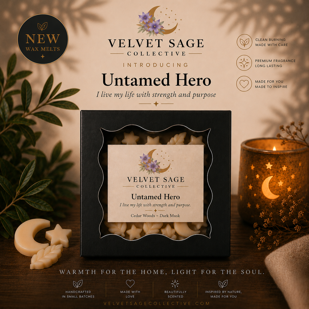Untamed Hero Soy Blend Wax Melts