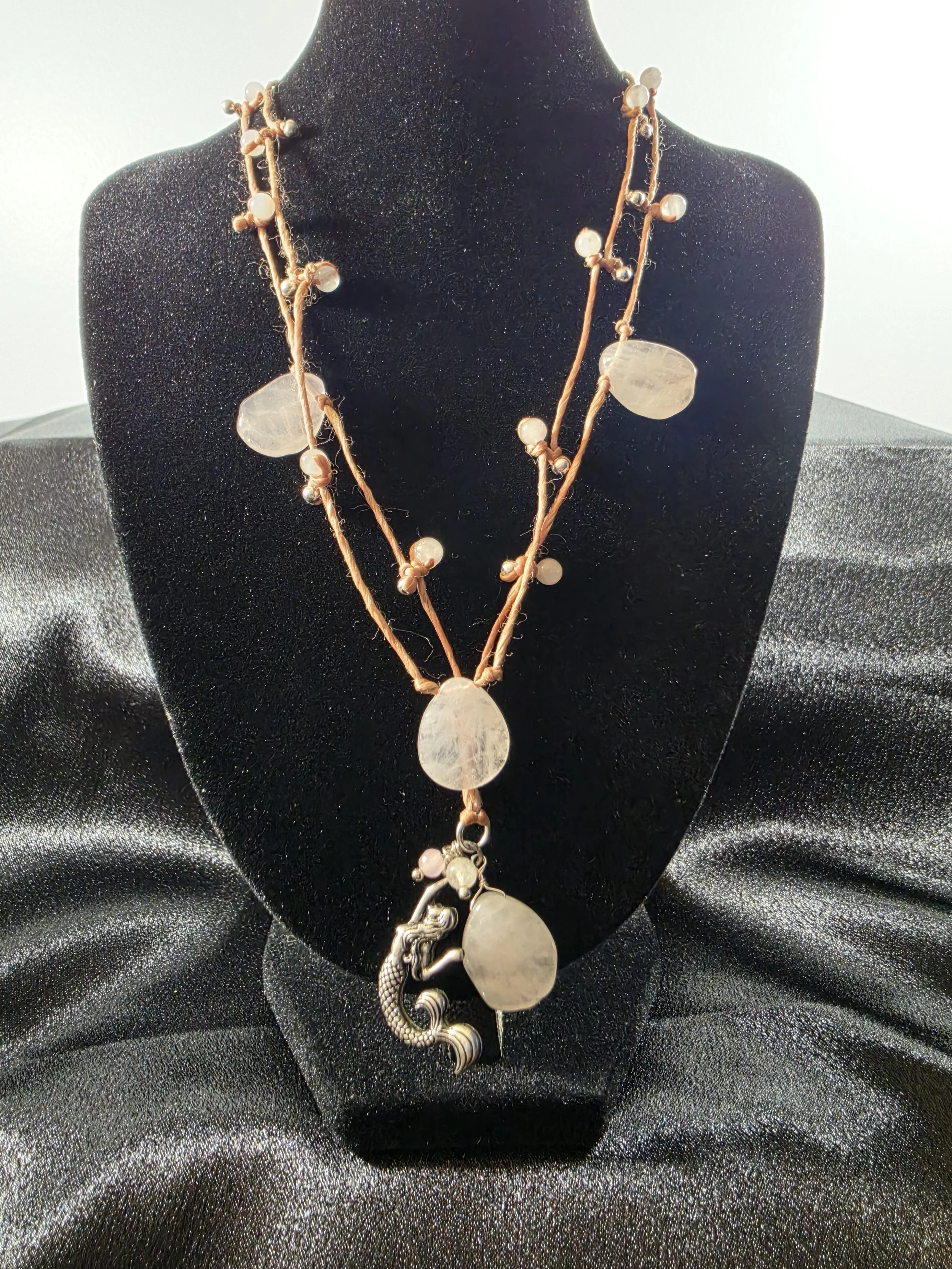 Moonstone Mermaid Layered Necklace