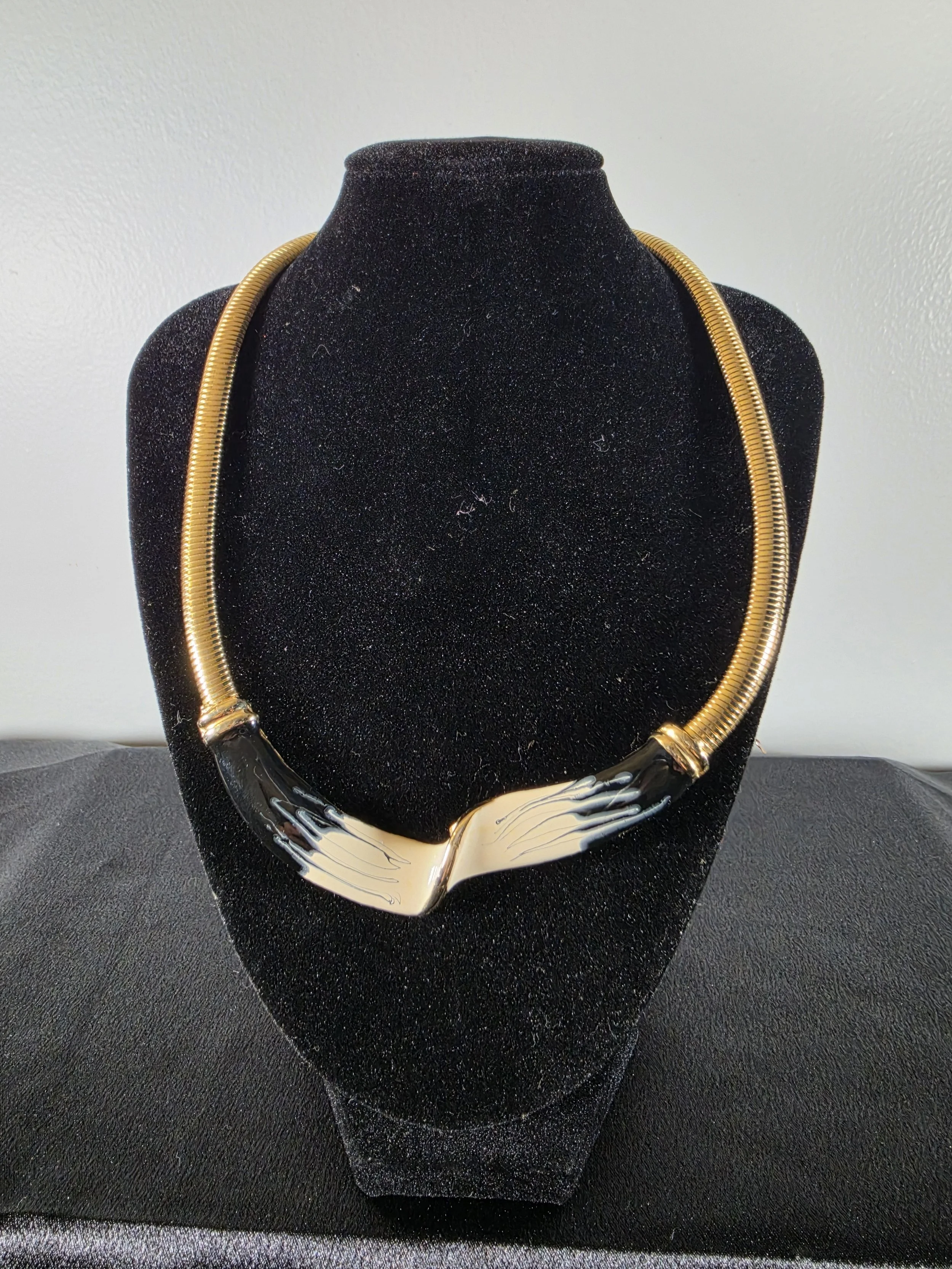 Vintage Gold Snake Chain Statement Necklace
