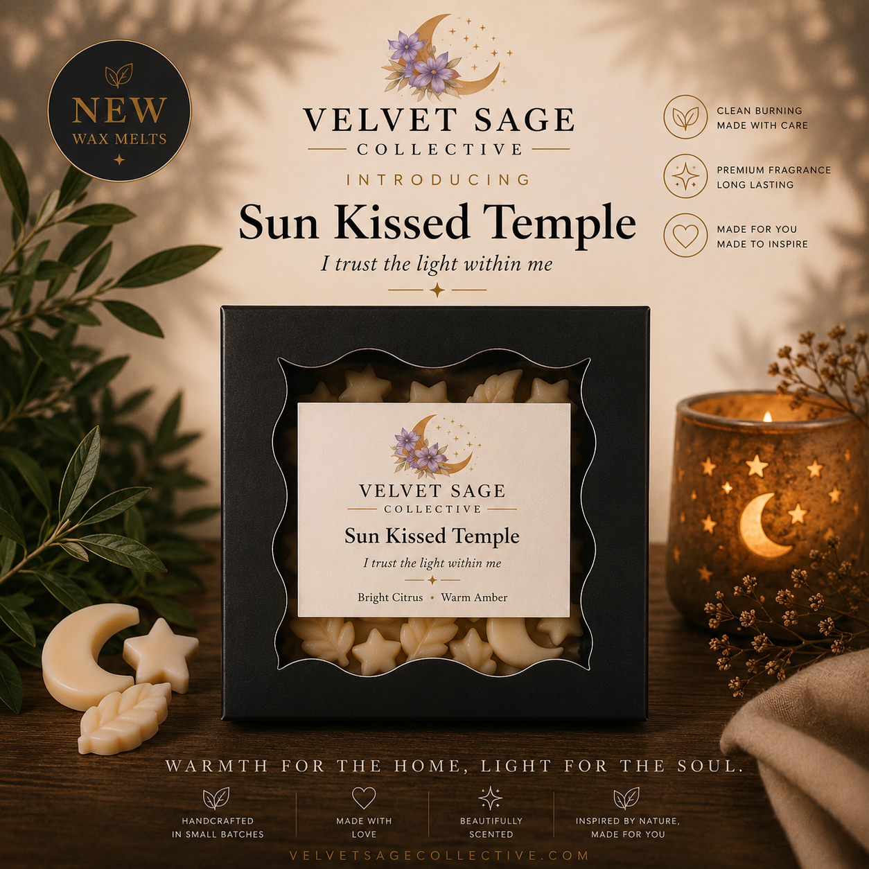 Sun Kissed Temple Soy Blend Wax Melts