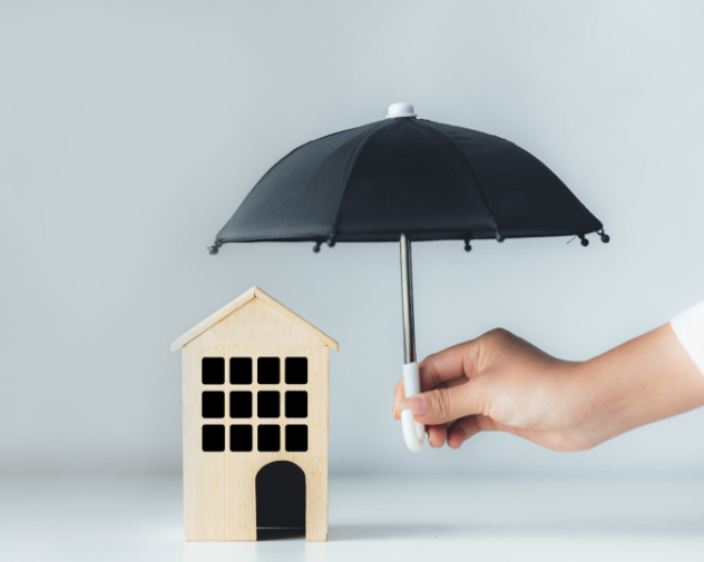 Umbrella insurance protection illustration