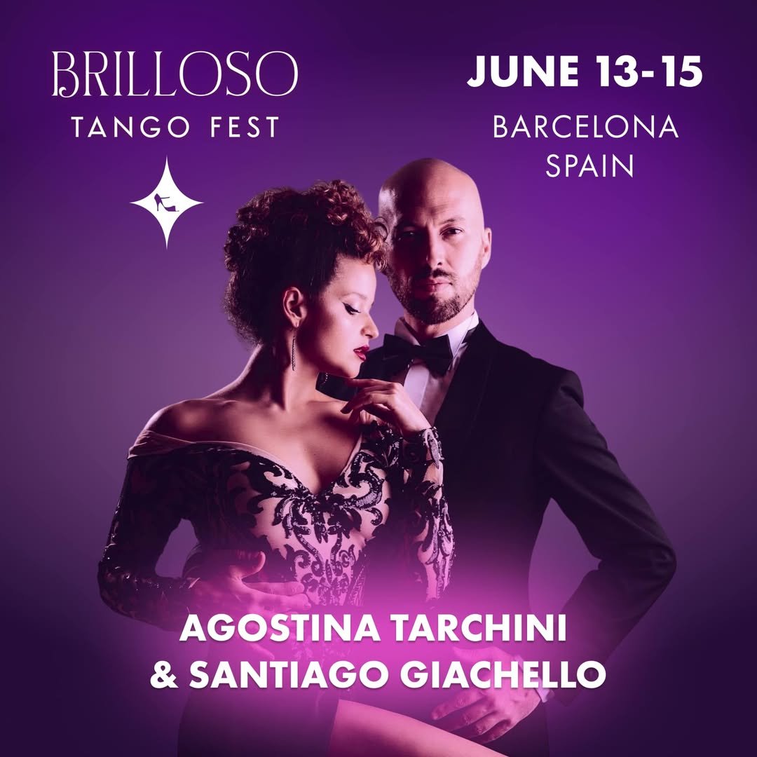 Santiago Giachello et Agostina Tarchini au festival de tango Brilloso Tango Fest à Barcelone, Espagne