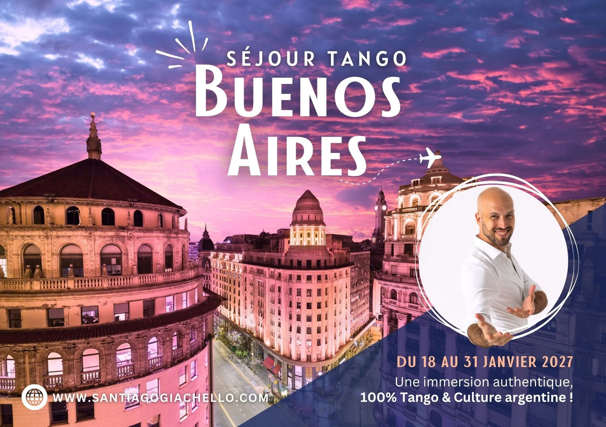 Séjour tango Buenos Aires Santiago Giachello et Ophélie Giachello