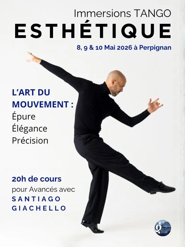 Immersion Tango à Perpignan, du 8 au 10 mai 2026, avec Santiago Giachello