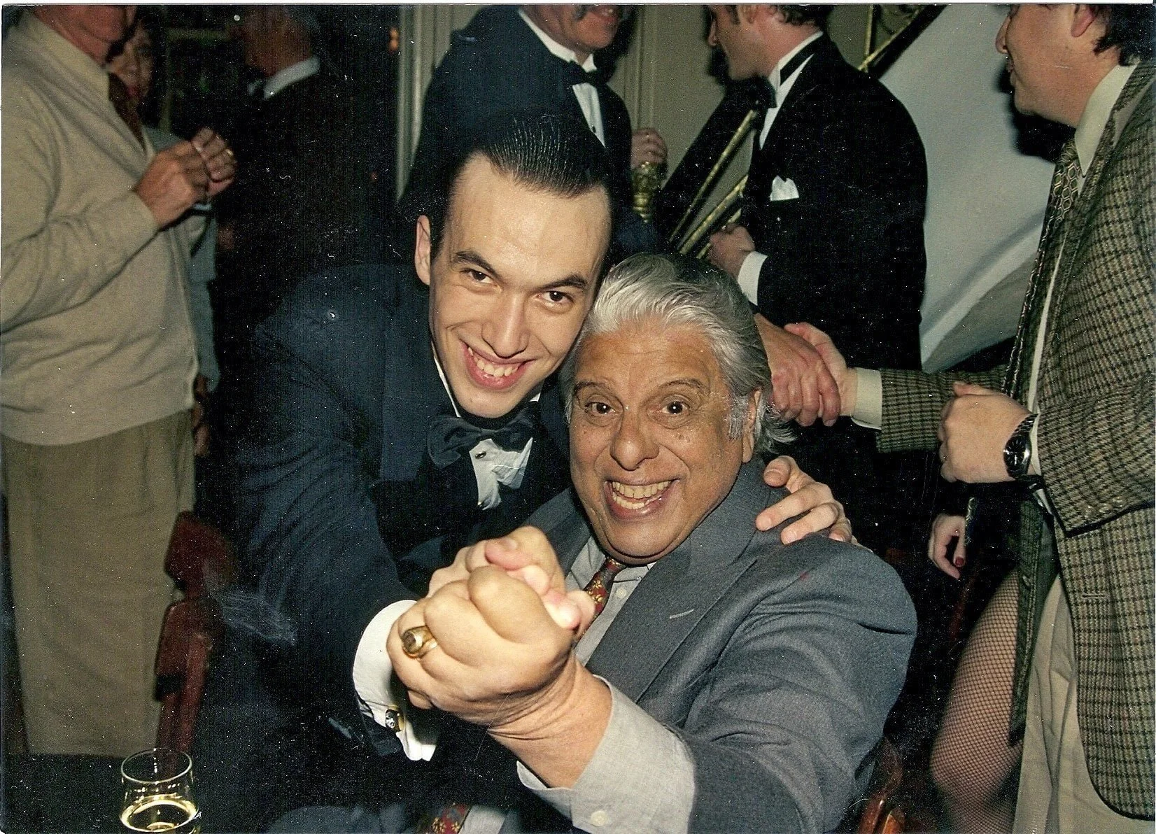 Avec le chanteur Argentino Ledesma. El viejo Almacén, 2000