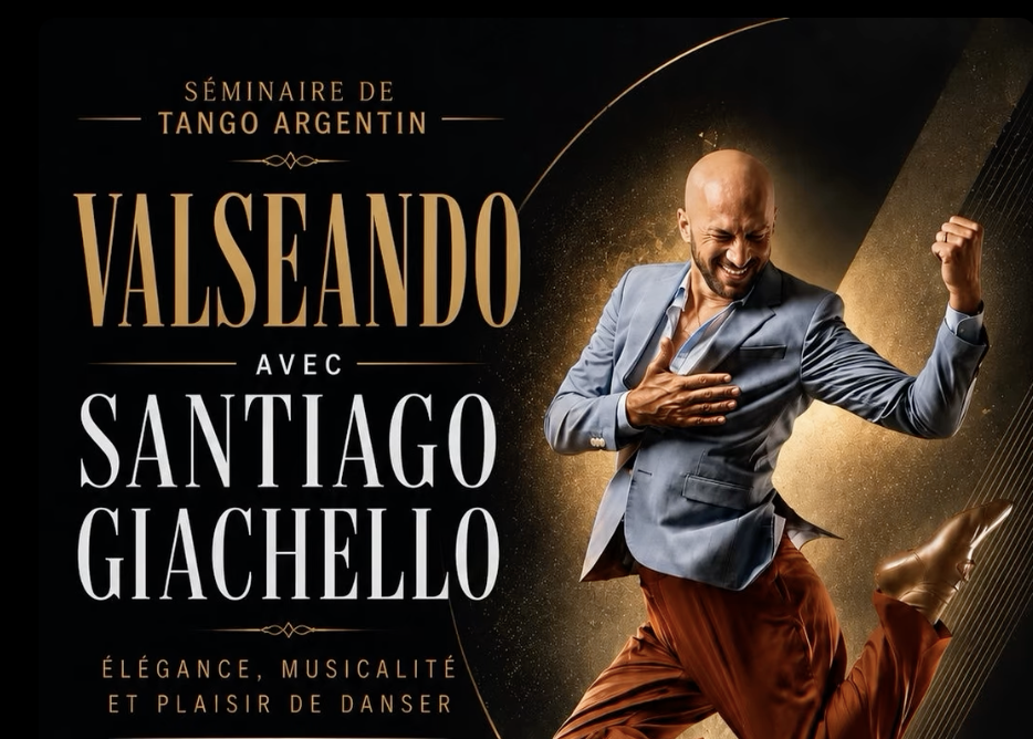 Valseando à Carry le Rouet avec Santiago Giachello tango argentin