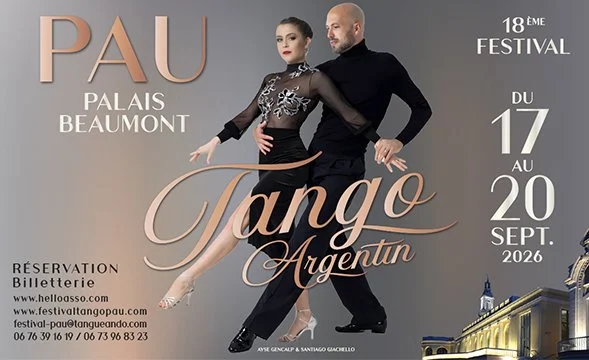 Festival de Pau tango argentin, avec Santiago Giachello et Ayse Gencalp