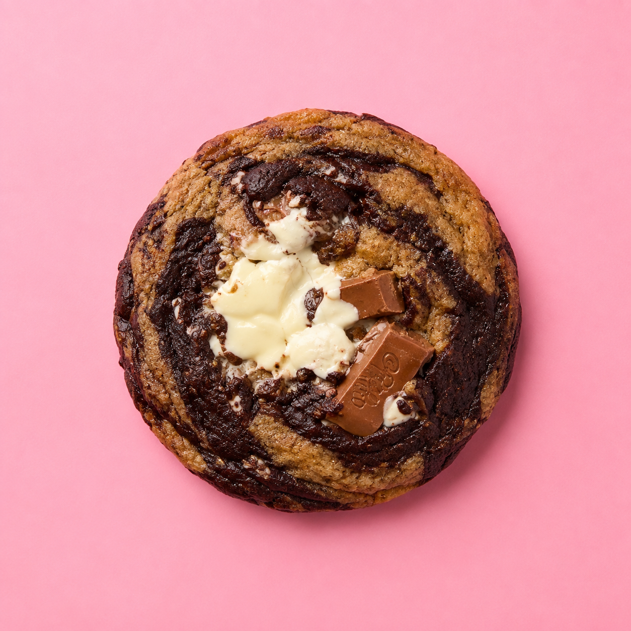 Coffee and Chocolate Swirl Cookie
