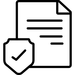 Black and white illustration of a woman sitting at a desk, working on a computer.