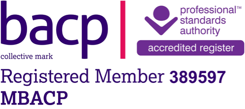 BACp logo with official accreditation and registered member number 389597, emphasizing standards authority and accreditation.