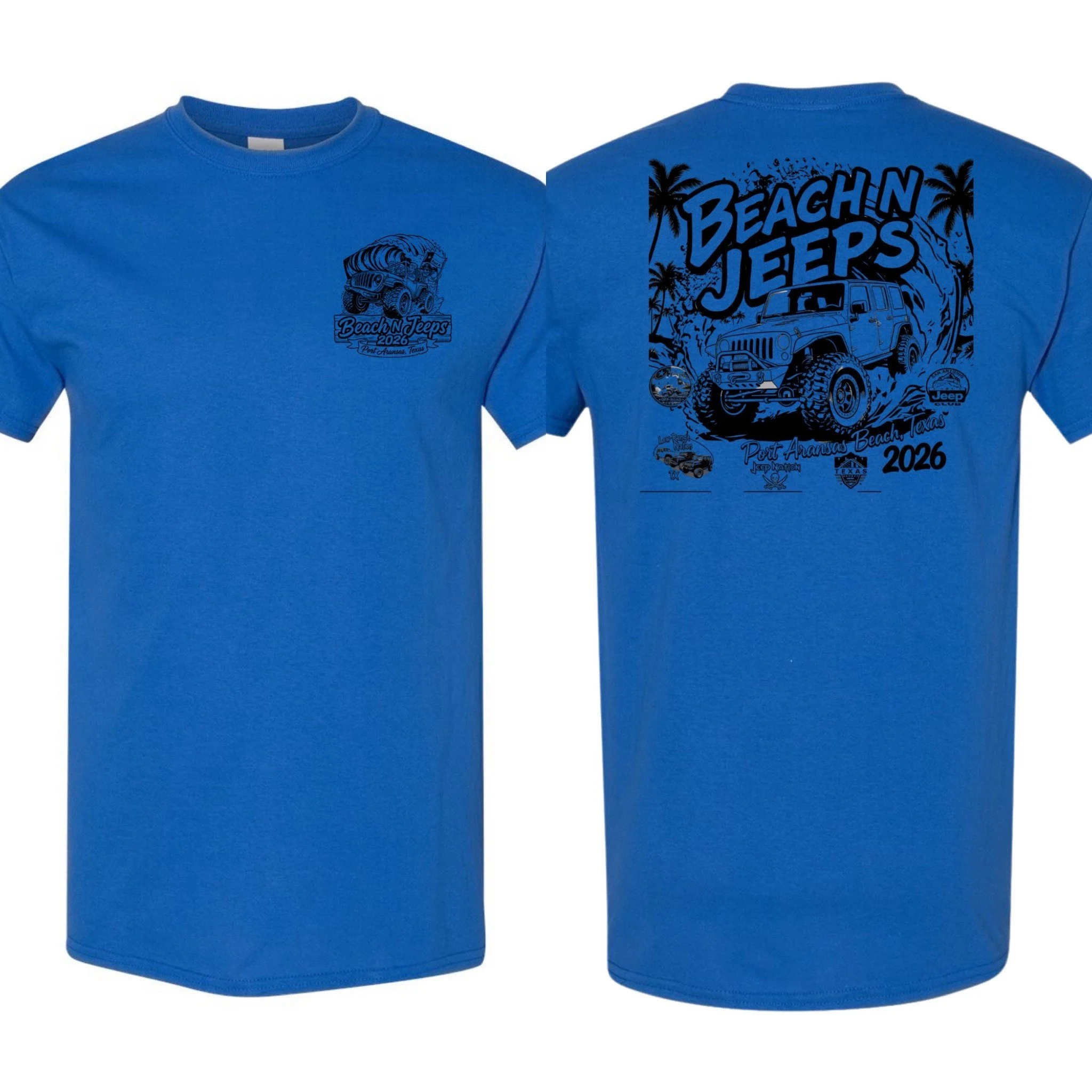 Royal Blue T-Shirt (Small-XL 25.00) (2XL-3XL 27.00)  Please add the total number of shirts and sizes then scan one of the QR codes to pay.  Please add the following information in the notes.  
Name
type of shirt (Tank or T-shirt)
Color of shirt
Size 